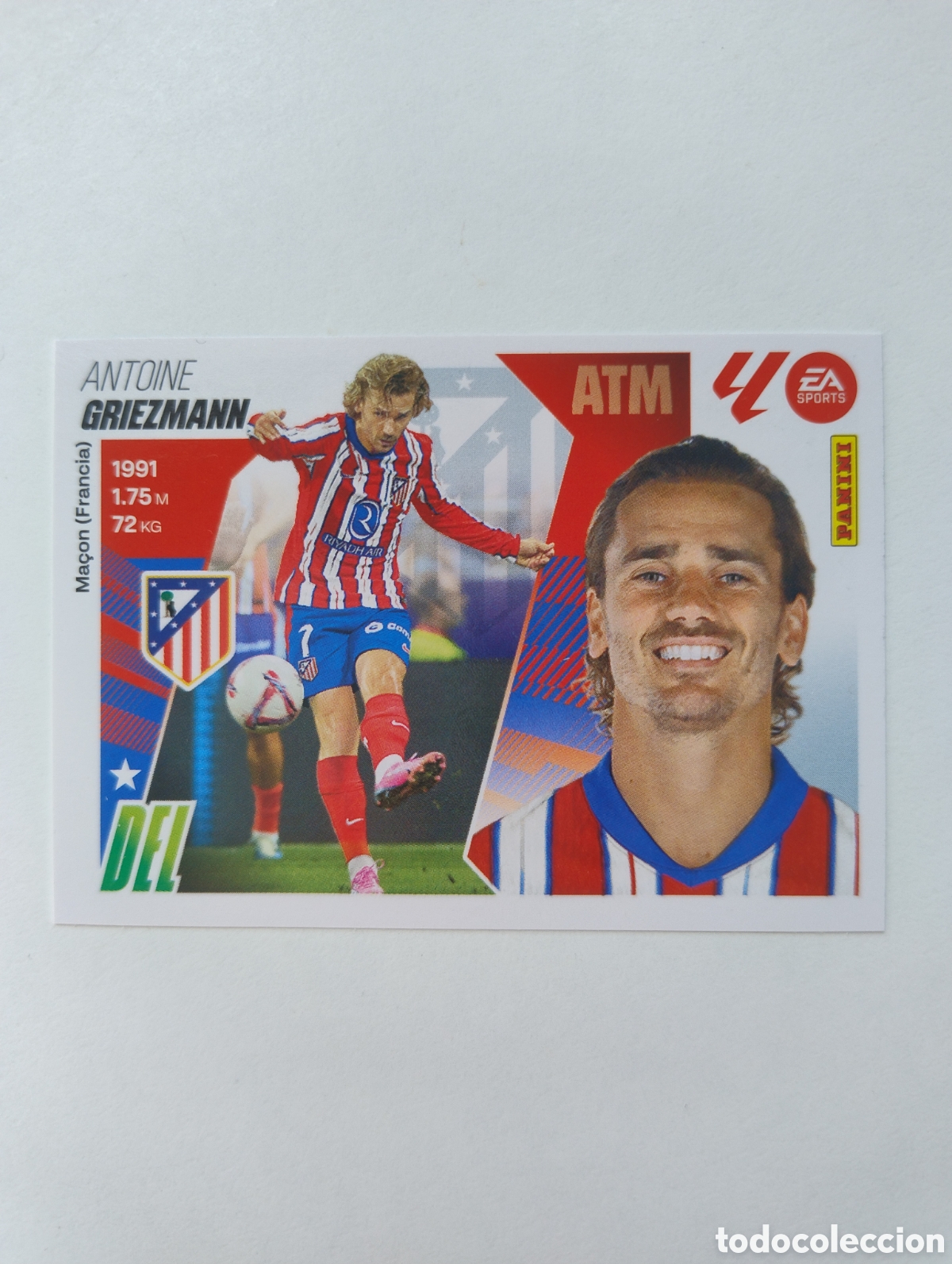 Fu&szlig;ball-Sticker: 18 - Griezmann - Atl&eacute;tico de Madrid - Liga Este 2025 - 2026