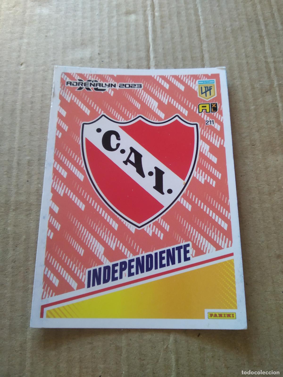 Football Stickers: 211 ESCUDO INDEPENDIENTE CROMO FUTBOL PANINI ARGENTINO 2023 LIGA ARGENTINA ADRENALYN