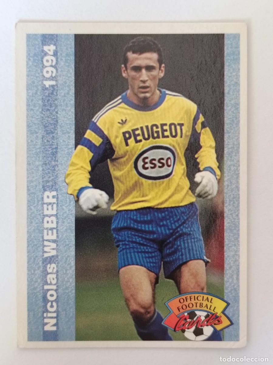 Football Stickers: #89 NICOLAS WEBER (SOCHAUX) FOOTBALL CARD 1993/1994 PANINI