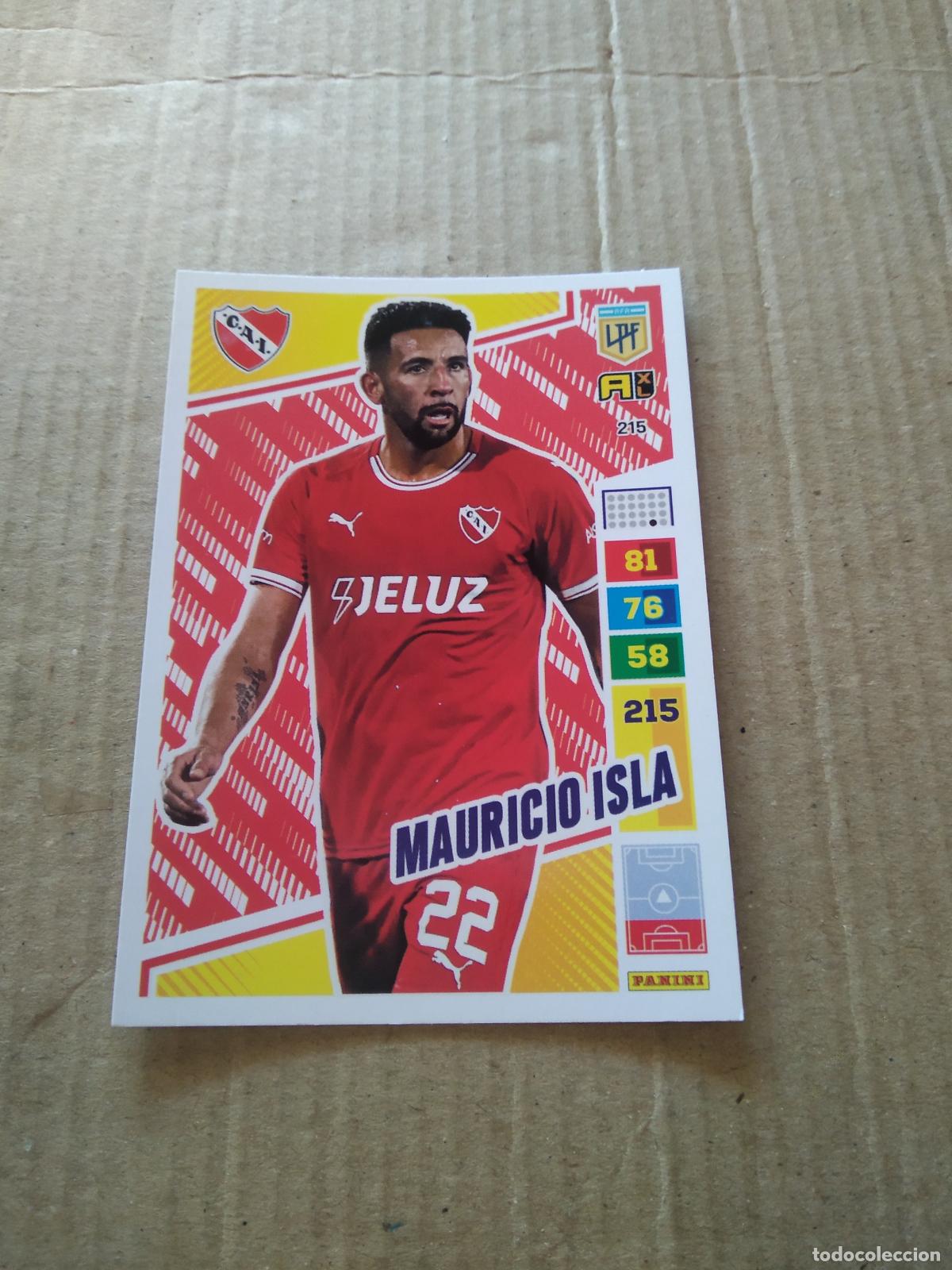 Football Stickers: 215 MAURICIO ISLA INDEPENDIENTE CROMO FUTBOL PANINI ARGENTINO 2023 LIGA ARGENTINA ADRENALYN