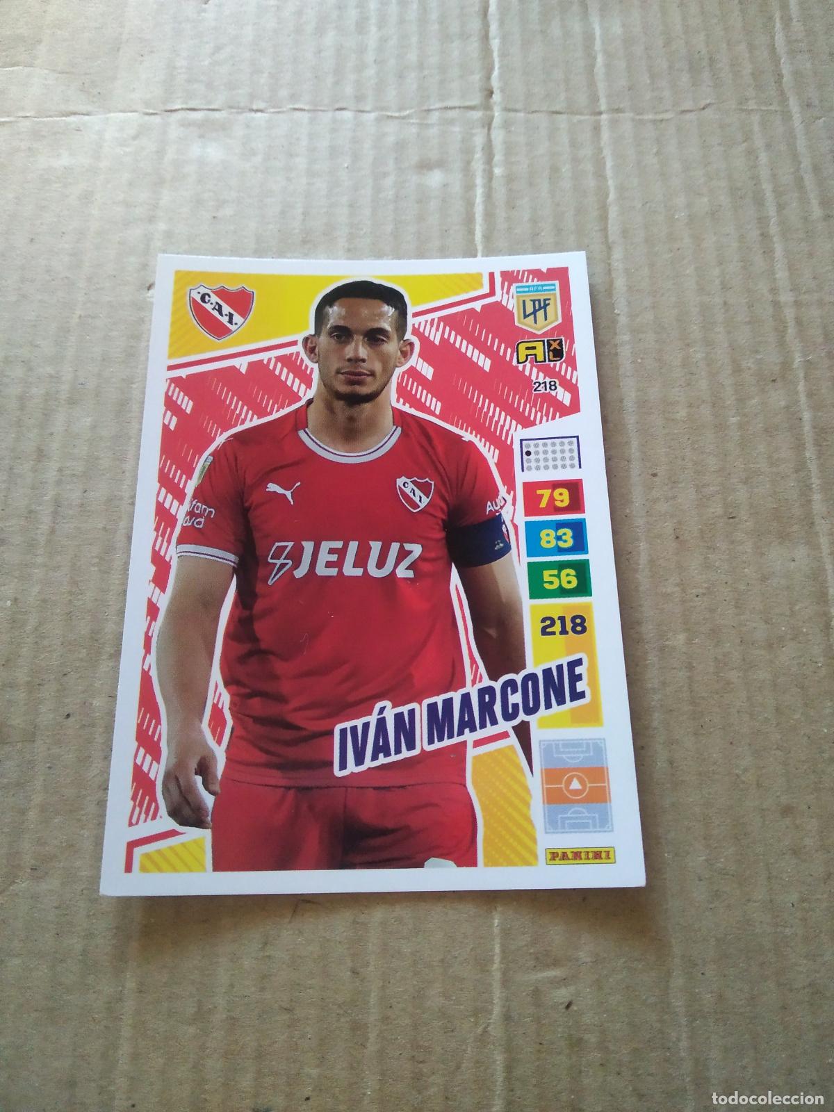 Football Stickers: 218 IVAN MARCONE INDEPENDIENTE CROMO FUTBOL PANINI ARGENTINO 2023 LIGA ARGENTINA ADRENALYN