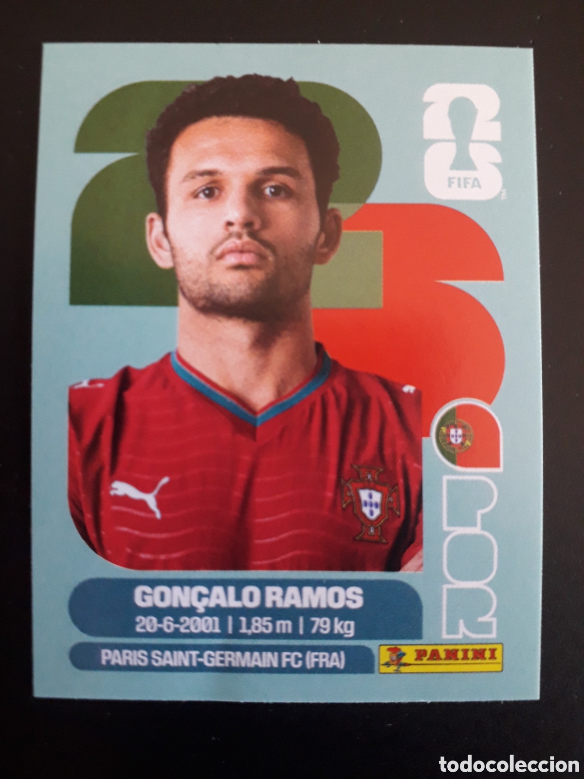 Football Stickers: GON&Ccedil;ALO RAMOS PORTUGAL POR 18 MUNDIAL F&Uacute;TBOL 2026 FIFA WORLD CUP PANINI SIN PEGAR PEDIDO M&Iacute;NIMO 3&euro;.
