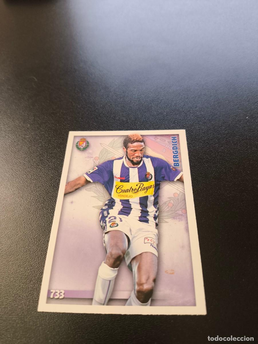 Football Stickers: 733 BERGDICH VALLADOLID MUNDICROMO LIGA 2014 2015 PLATINUM NO PANINI ESTE