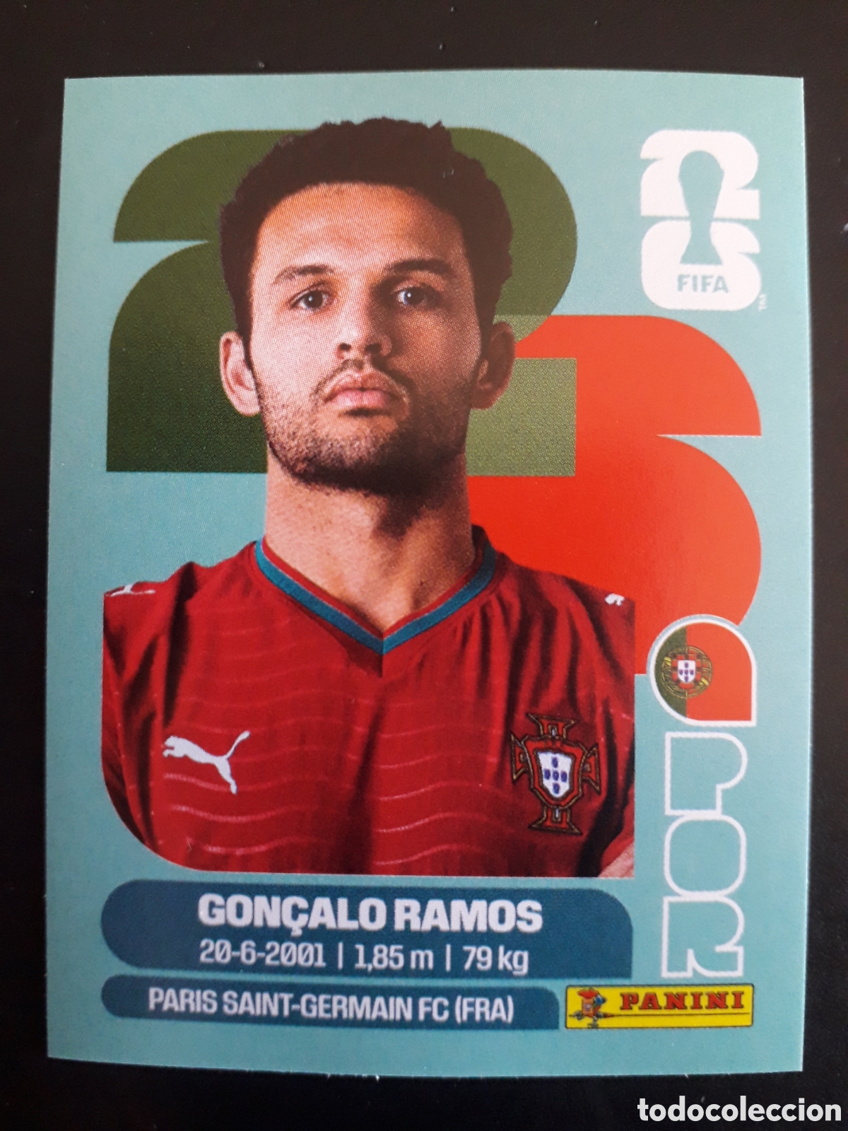 Football Stickers: GON&Ccedil;ALO RAMOS PORTUGAL POR 18 MUNDIAL F&Uacute;TBOL 2026 FIFA WORLD CUP PANINI SIN PEGAR PEDIDO M&Iacute;NIMO 3&euro;.