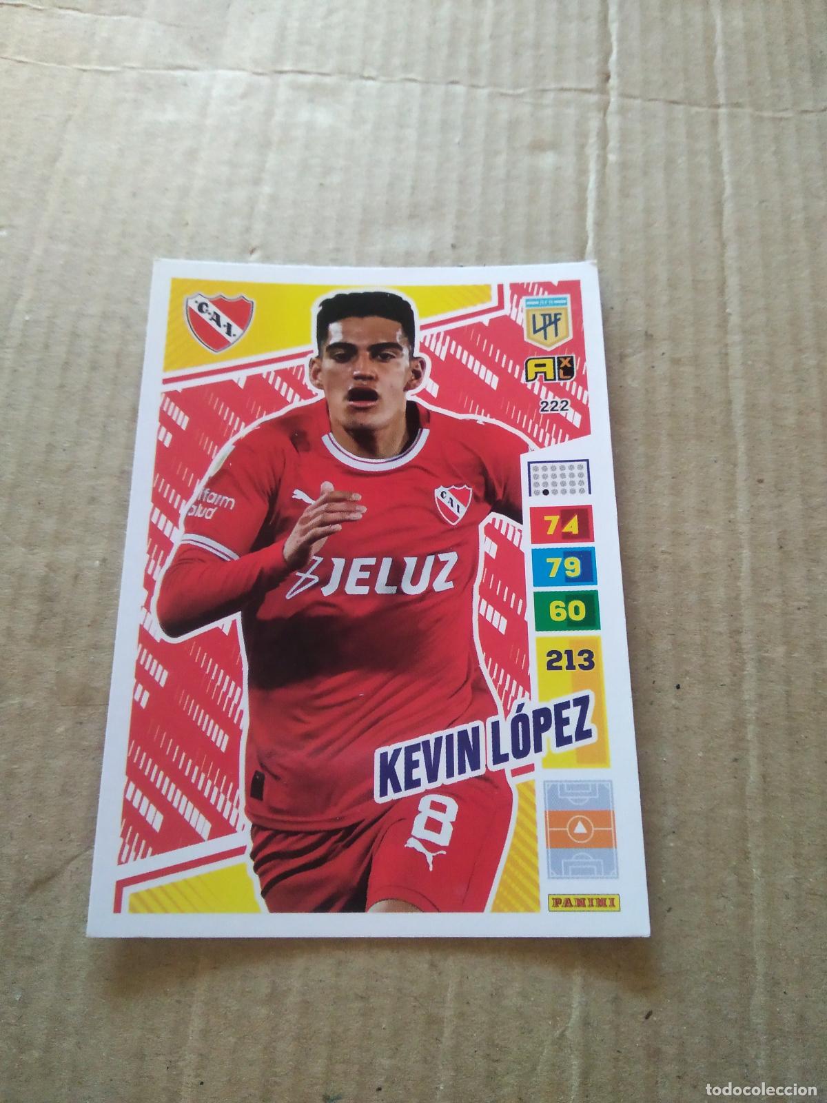 Football Stickers: 222 KEVIN LOPEZ INDEPENDIENTE CROMO FUTBOL PANINI ARGENTINO 2023 LIGA ARGENTINA ADRENALYN