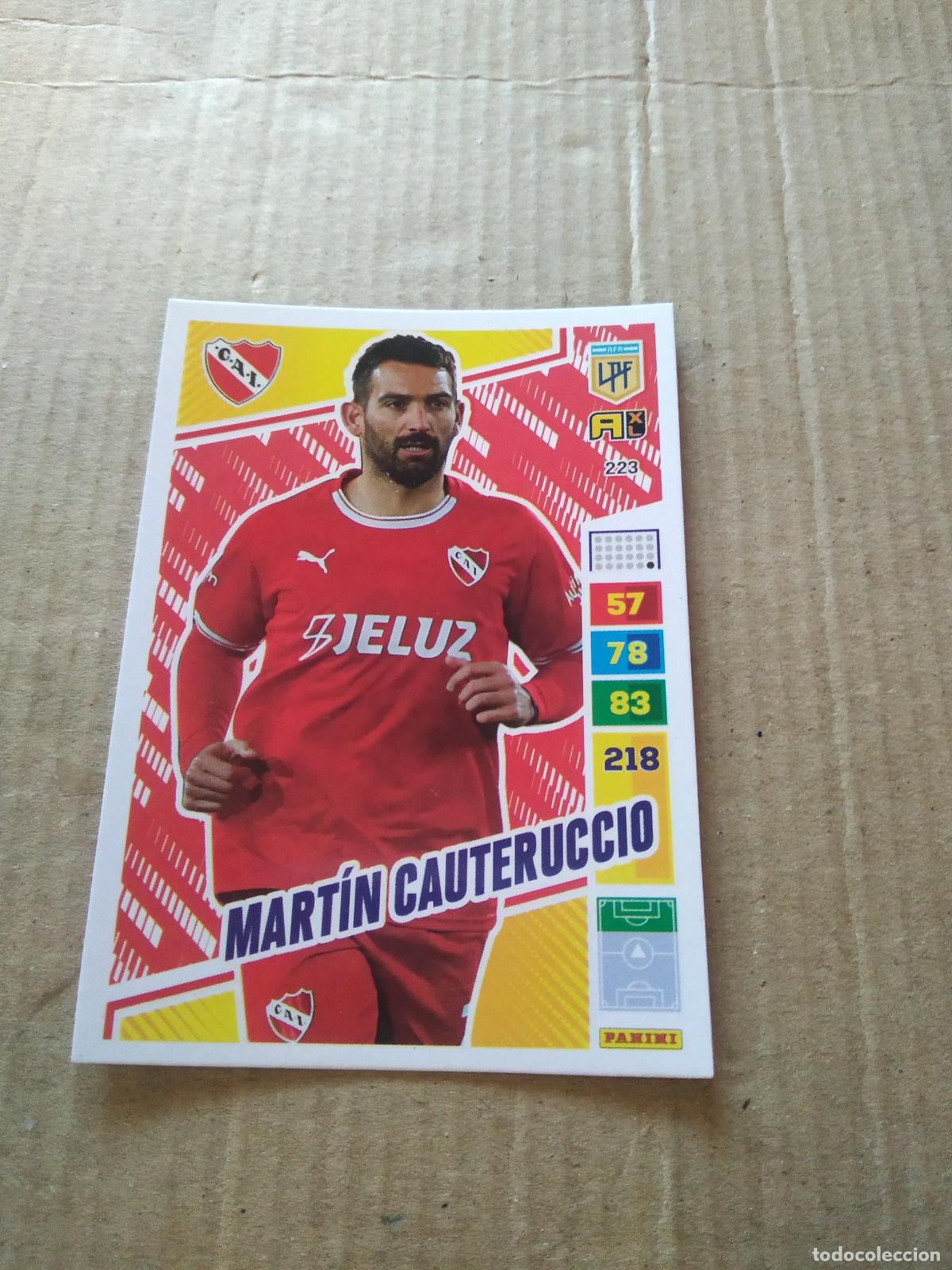 Football Stickers: 223 MARTIN CAUTERUCCIO INDEPENDIENTE CROMO FUTBOL PANINI ARGENTINO 2023 LIGA ARGENTINA ADRENALYN