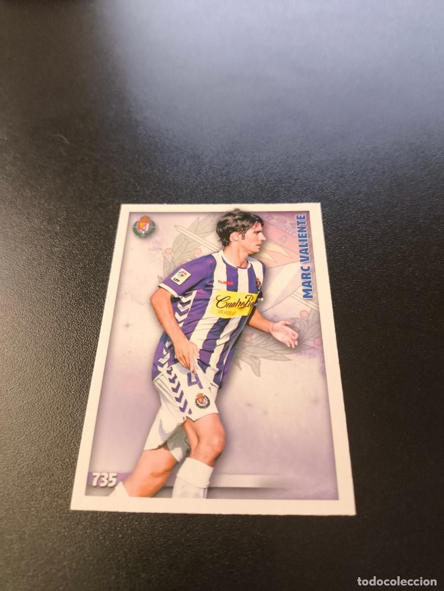 Football Stickers: 735 MARC VALIENTE VALLADOLID MUNDICROMO LIGA 2014 2015 PLATINUM NO PANINI ESTE