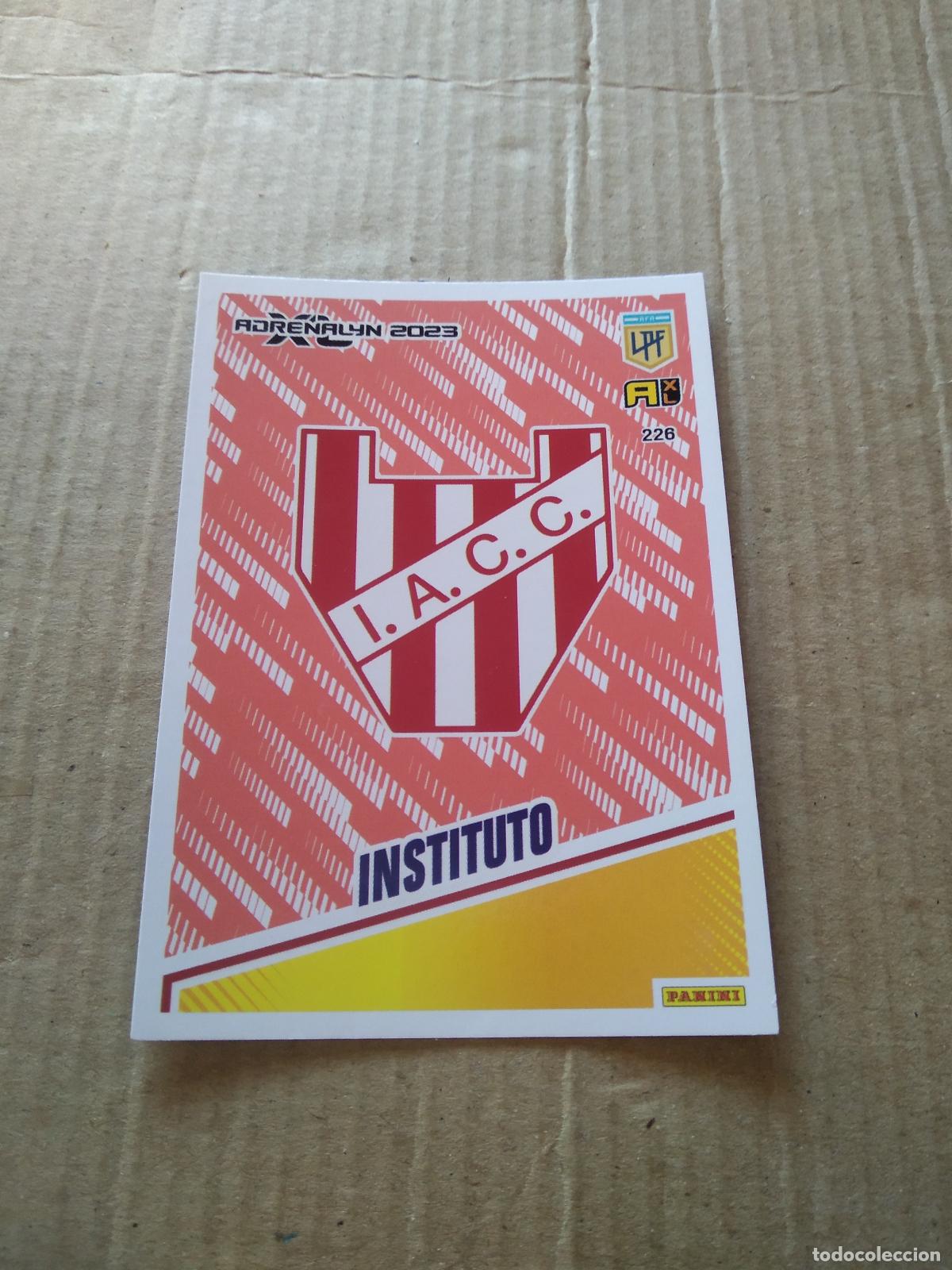 Cromos de F&uacute;tbol: 226 ESCUDO INSTITUTO CROMO FUTBOL PANINI ARGENTINO 2023 LIGA ARGENTINA ADRENALYN