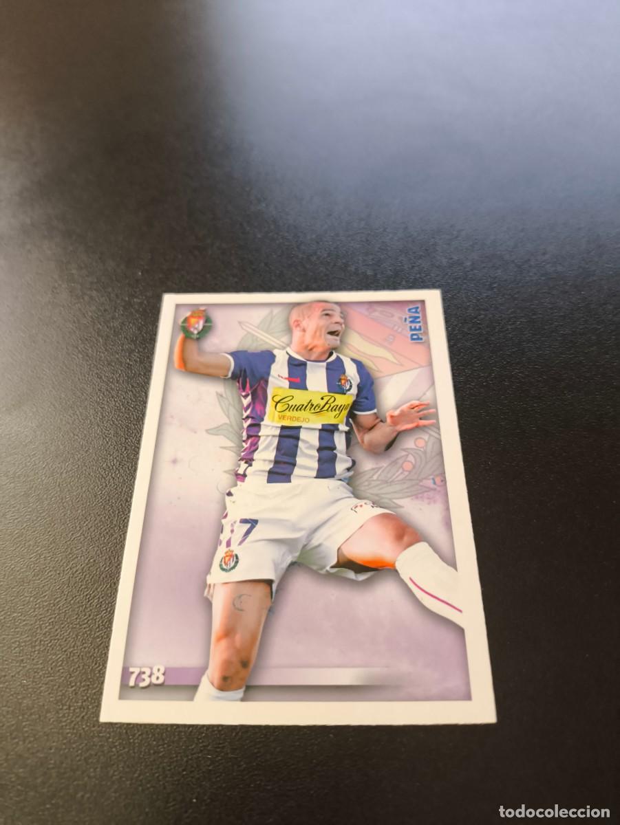 Fu&szlig;ball-Sticker: 738 PE&Ntilde;A VALLADOLID MUNDICROMO LIGA 2014 2015 PLATINUM NO PANINI ESTE