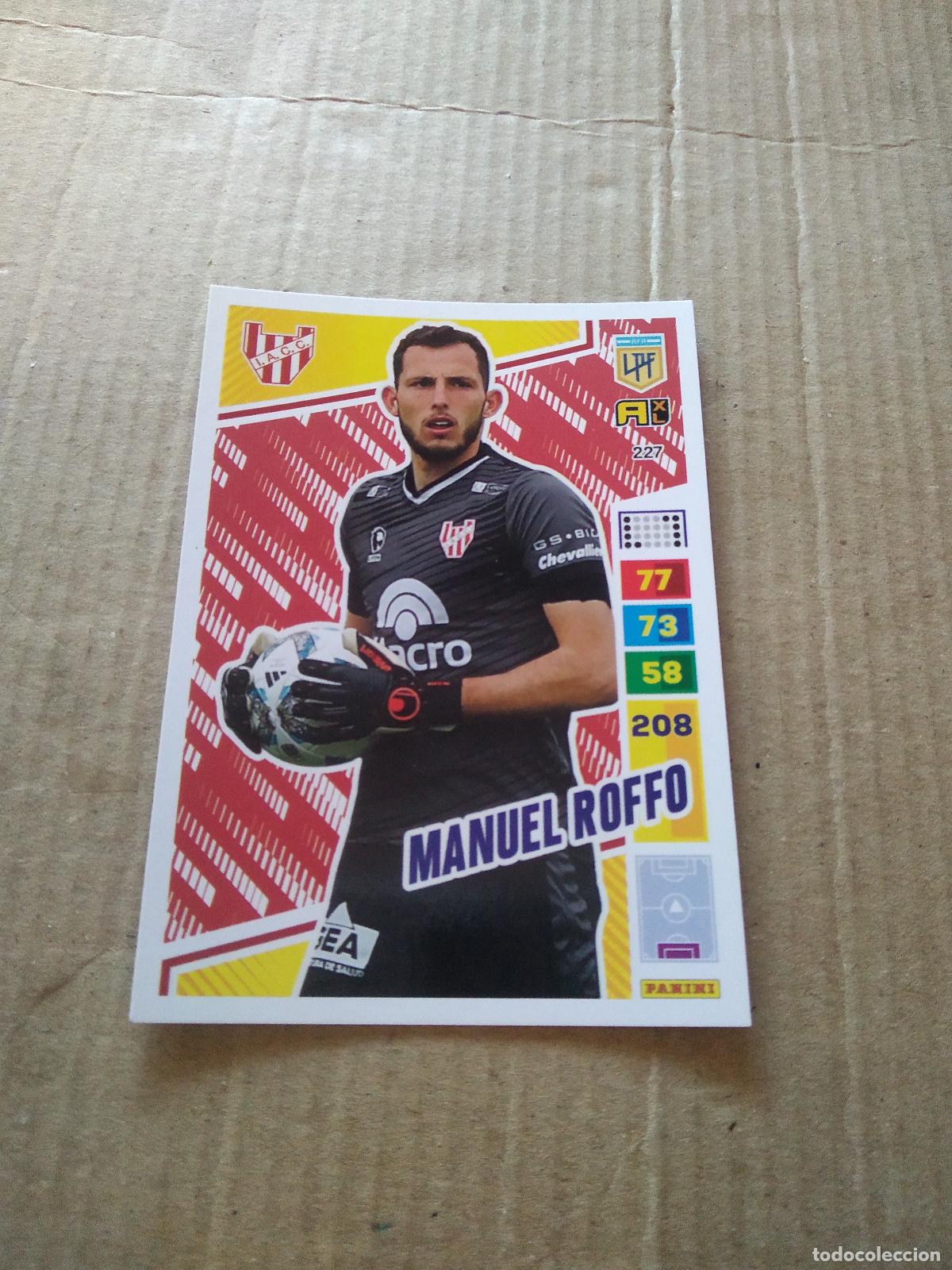 Fu&szlig;ball-Sticker: 227 MANUEL ROFFO INSTITUTO CROMO FUTBOL PANINI ARGENTINO 2023 LIGA ARGENTINA ADRENALYN
