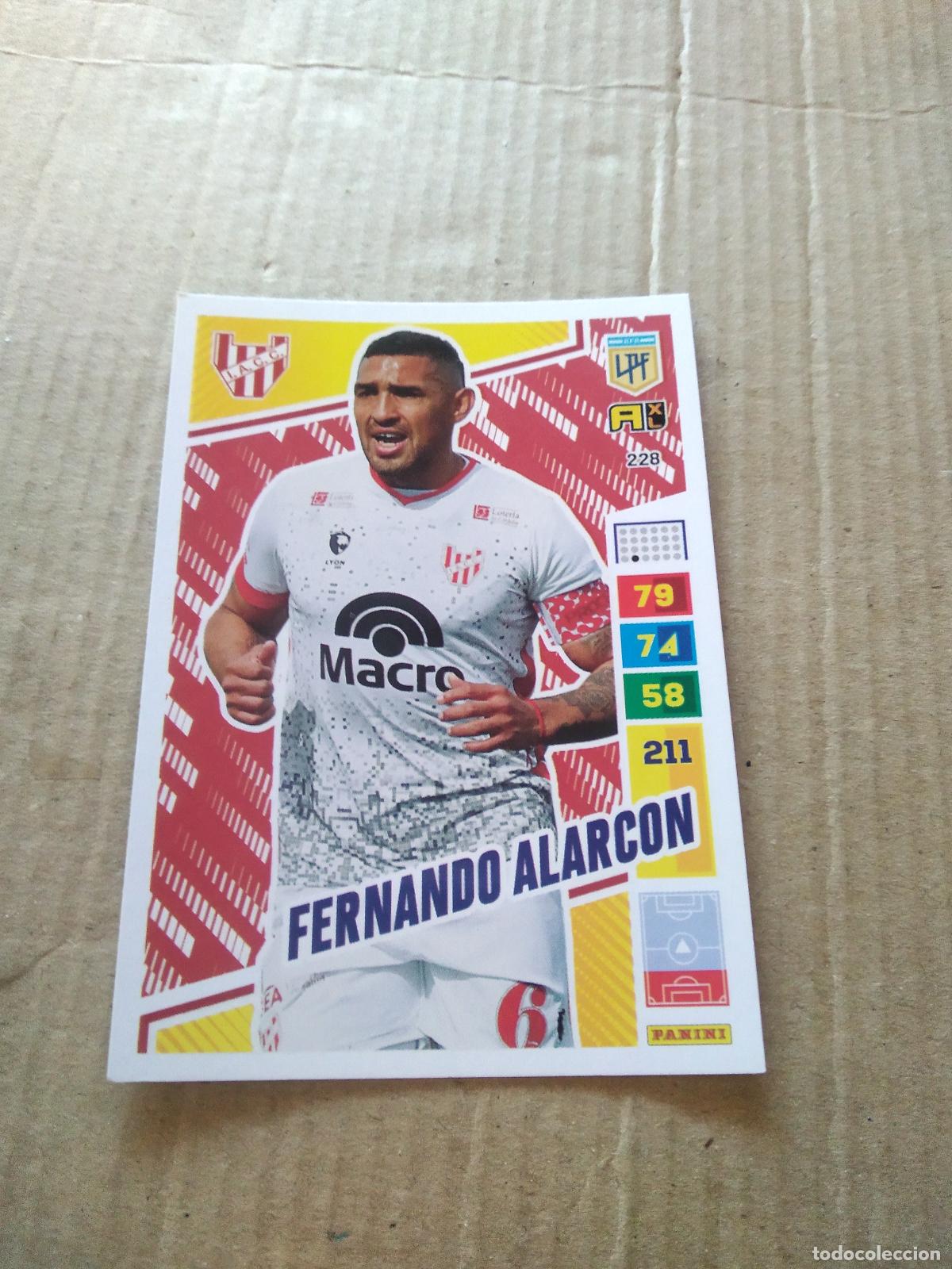 Fu&szlig;ball-Sticker: 228 FERNANDO ALARCON INSTITUTO CROMO FUTBOL PANINI ARGENTINO 2023 LIGA ARGENTINA ADRENALYN