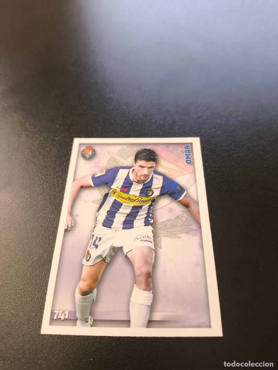 Fu&szlig;ball-Sticker: 741 OMAR VALLADOLID MUNDICROMO LIGA 2014 2015 PLATINUM NO PANINI ESTE