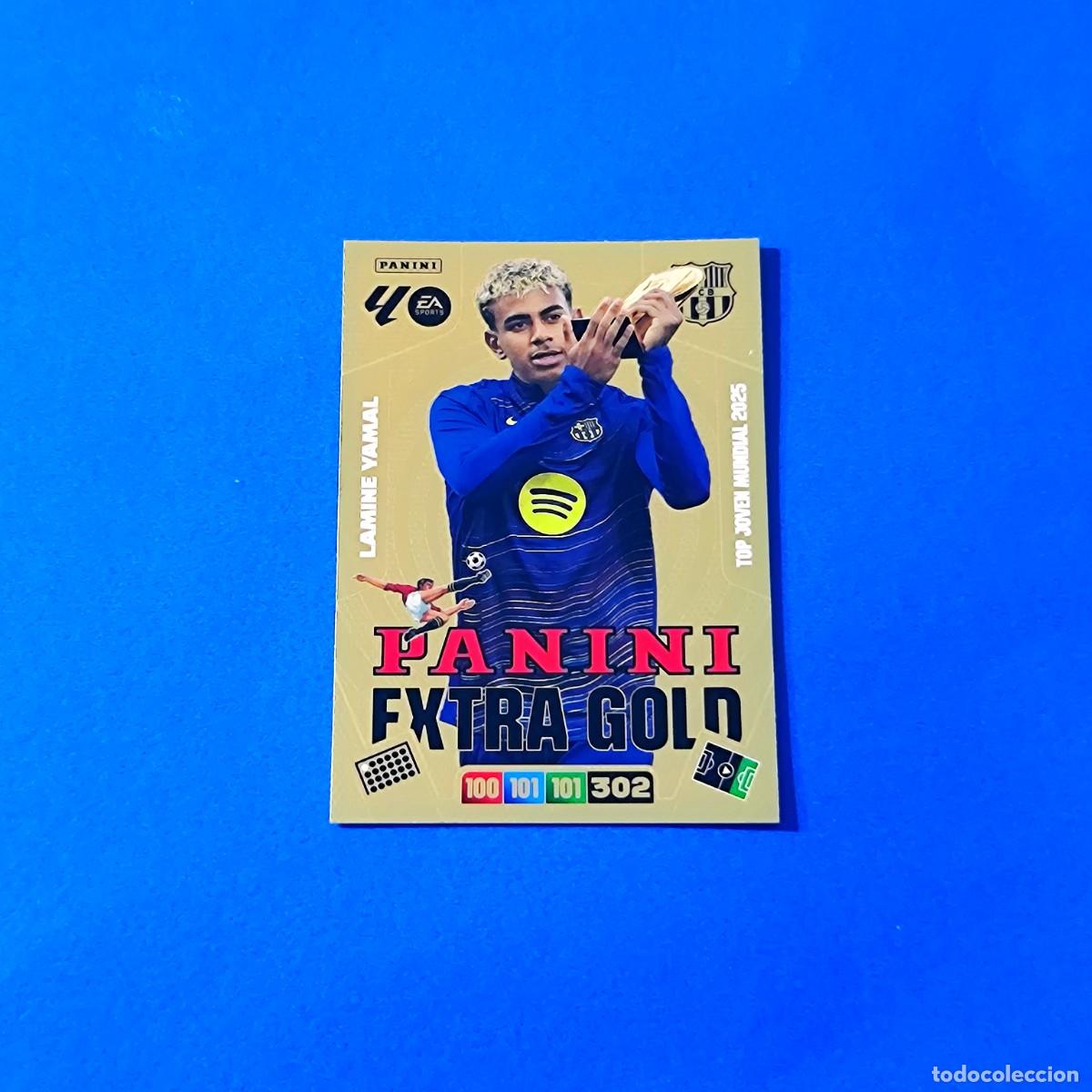 Fu&szlig;ball-Sticker: Adrenalyn 2025 2026 / 25 26 Lamine Yamal Panini Extra Gold Barcelona