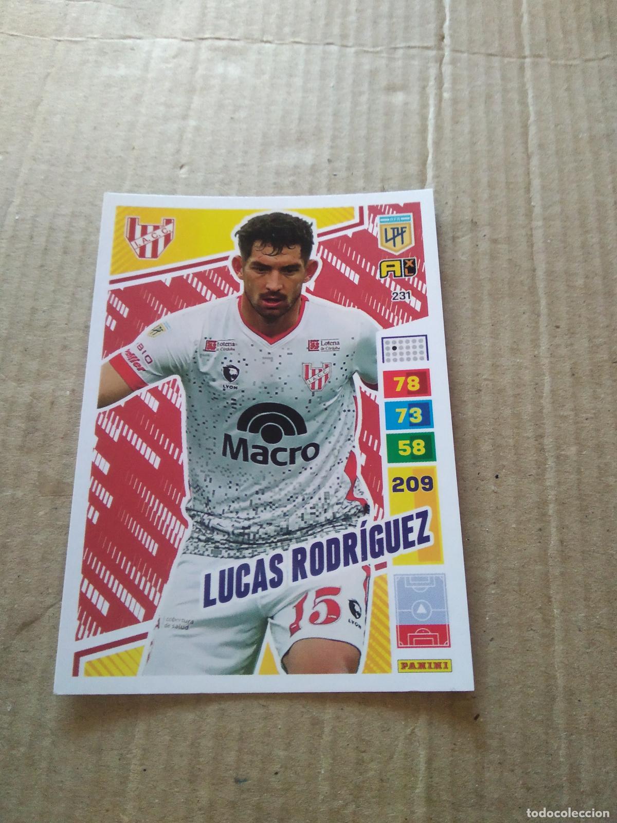 Fu&szlig;ball-Sticker: 231 LUCAS RODRIGUEZ INSTITUTO CROMO FUTBOL PANINI ARGENTINO 2023 LIGA ARGENTINA ADRENALYN