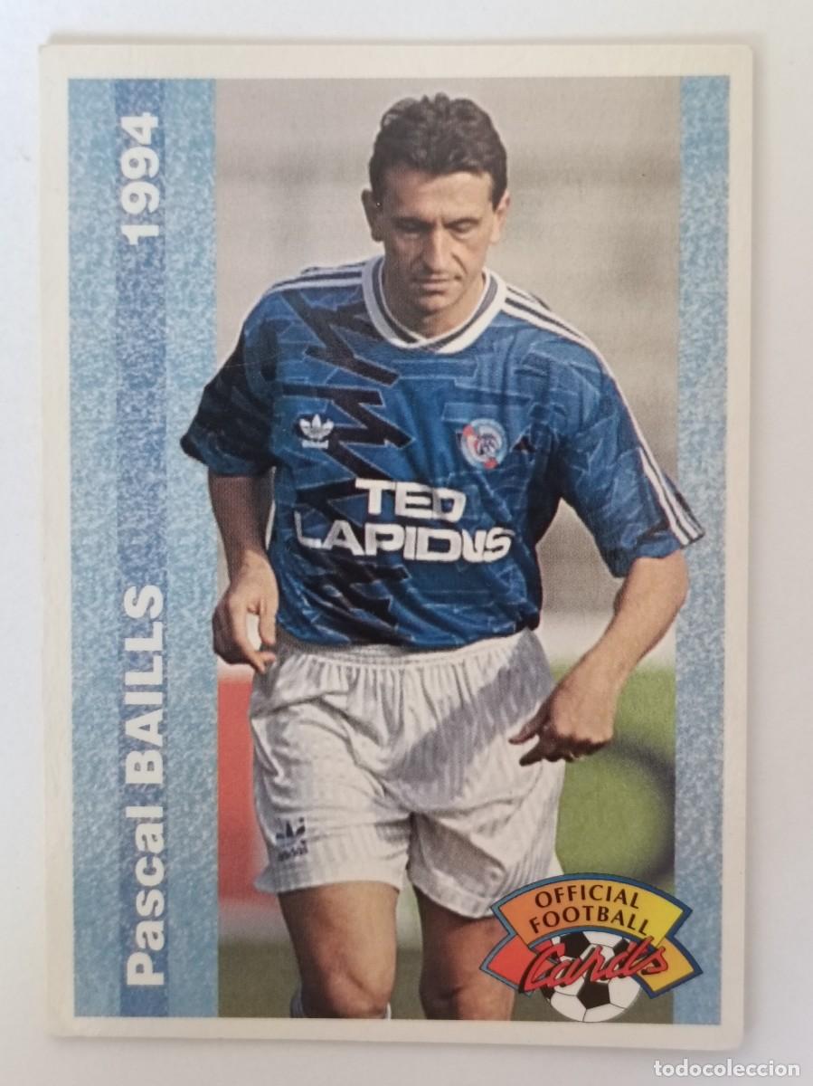 Fu&szlig;ball-Sticker: #90 PASCAL BAILLS (STRASBOURG) FOOTBALL CARD 1993/1994 PANINI