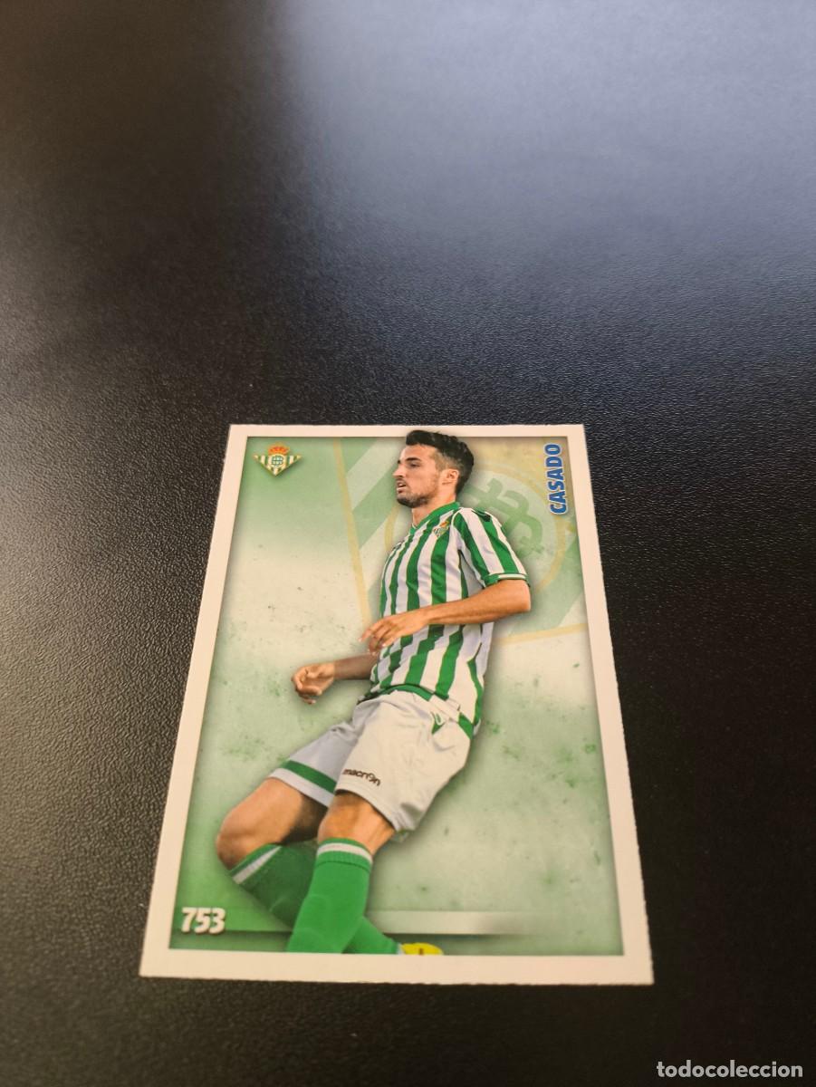 Cromos de F&uacute;tbol: 753 CASADO REAL BETIS MUNDICROMO LIGA 2014 2015 PLATINUM NO PANINI ESTE