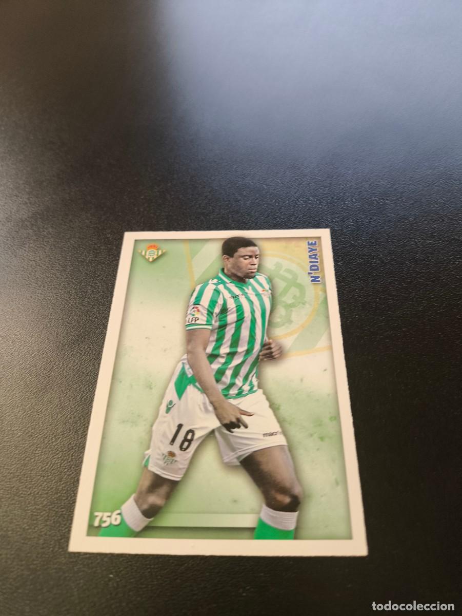 Cromos de F&uacute;tbol: 756 N'DIAYE REAL BETIS MUNDICROMO LIGA 2014 2015 PLATINUM NO PANINI ESTE