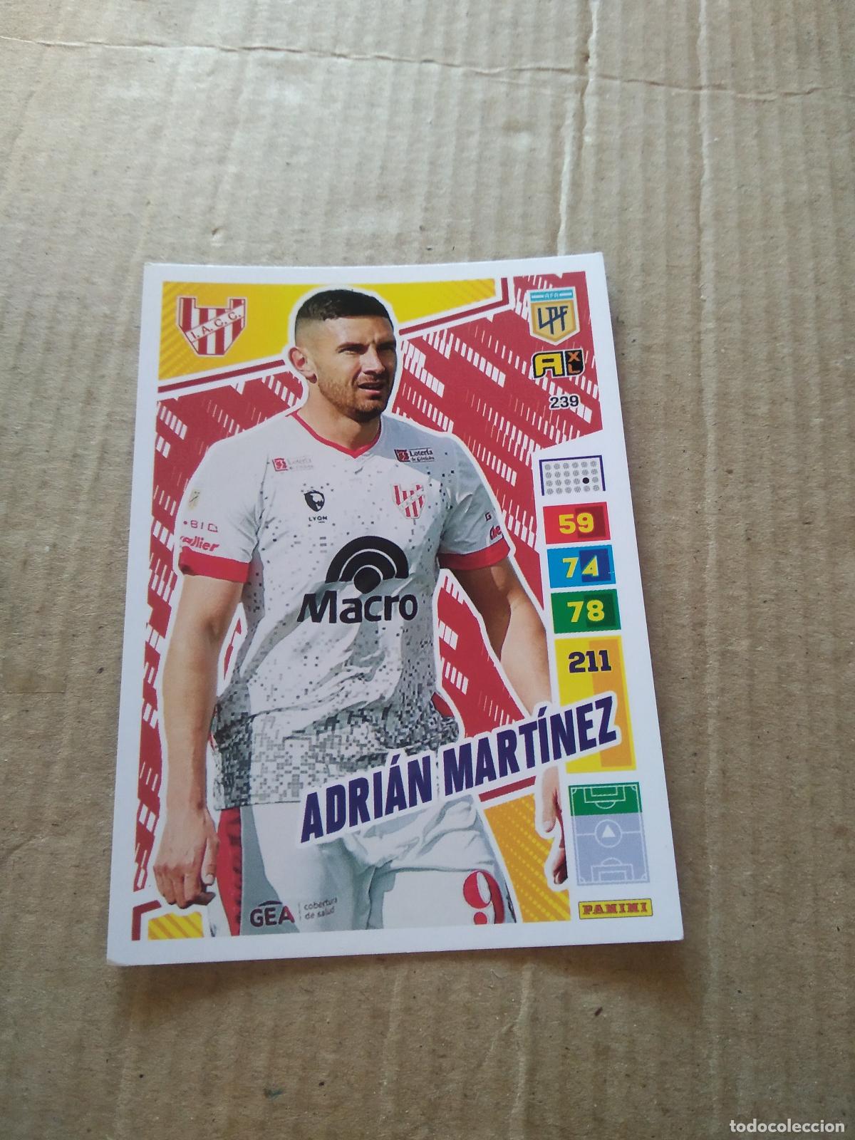 Fu&szlig;ball-Sticker: 239 ADRIAN MARTINEZ INSTITUTO CROMO FUTBOL PANINI ARGENTINO 2023 LIGA ARGENTINA ADRENALYN