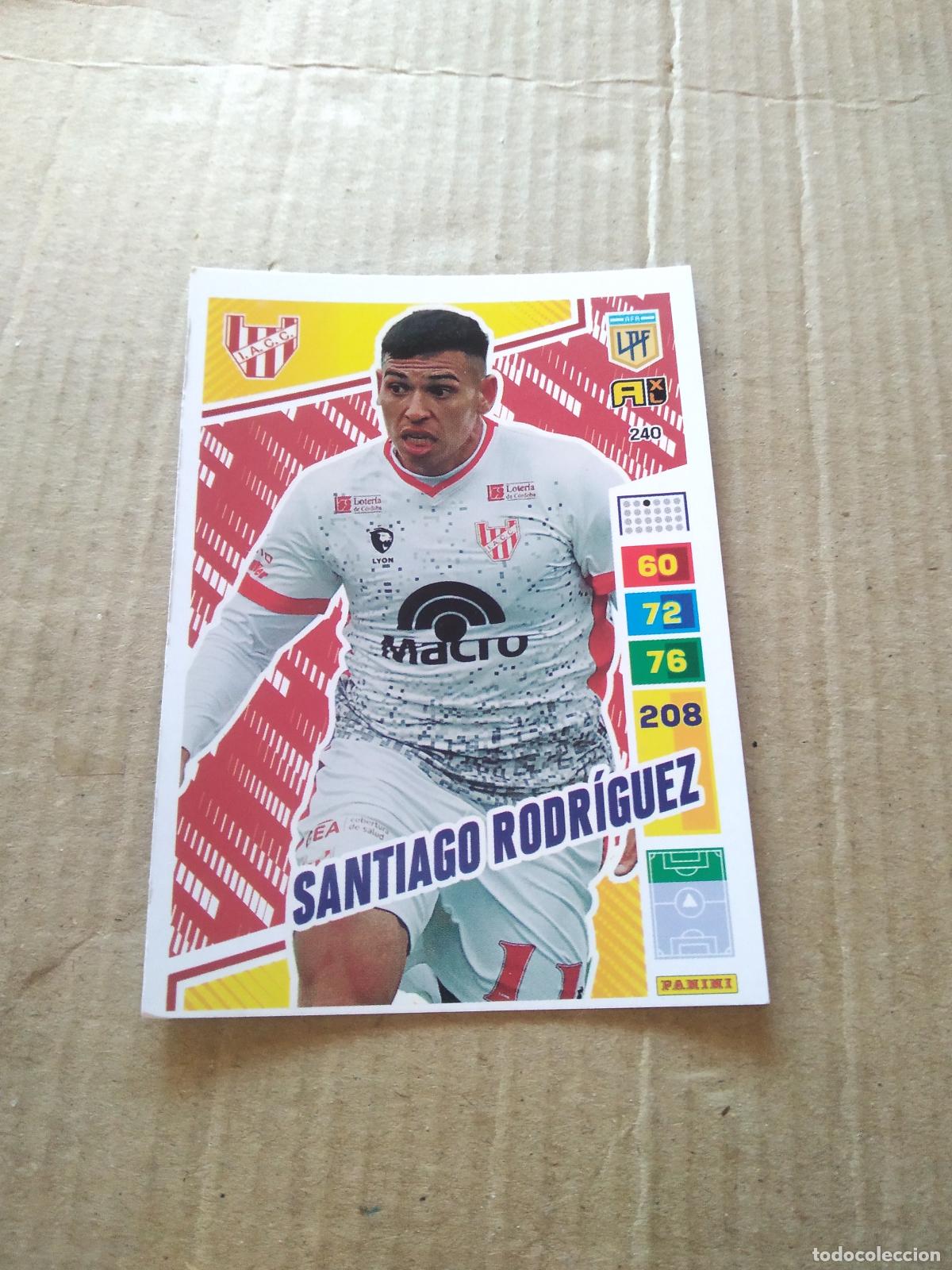 Cromos de F&uacute;tbol: 240 SANTIAGO RODRIGUEZ INSTITUTO CROMO FUTBOL PANINI ARGENTINO 2023 LIGA ARGENTINA ADRENALYN