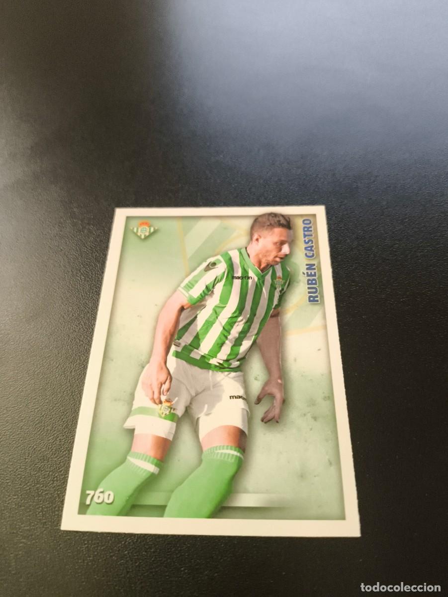 Cromos de F&uacute;tbol: 760 RUBEN CASTRO REAL BETIS MUNDICROMO LIGA 2014 2015 PLATINUM NO PANINI ESTE