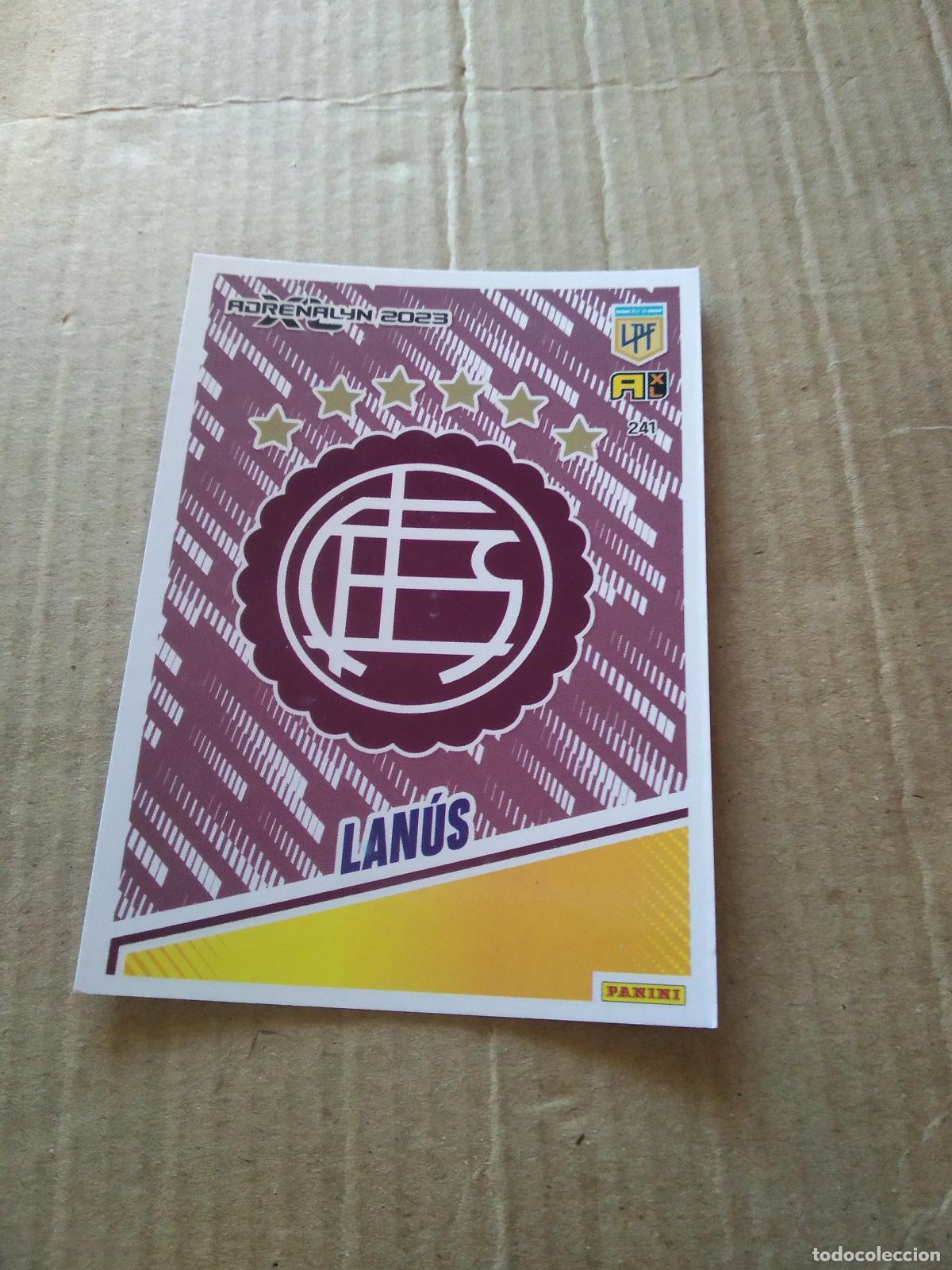 Cromos de Futebol: 241 ESCUDO LANUS CROMO FUTBOL PANINI ARGENTINO 2023 LIGA ARGENTINA ADRENALYN