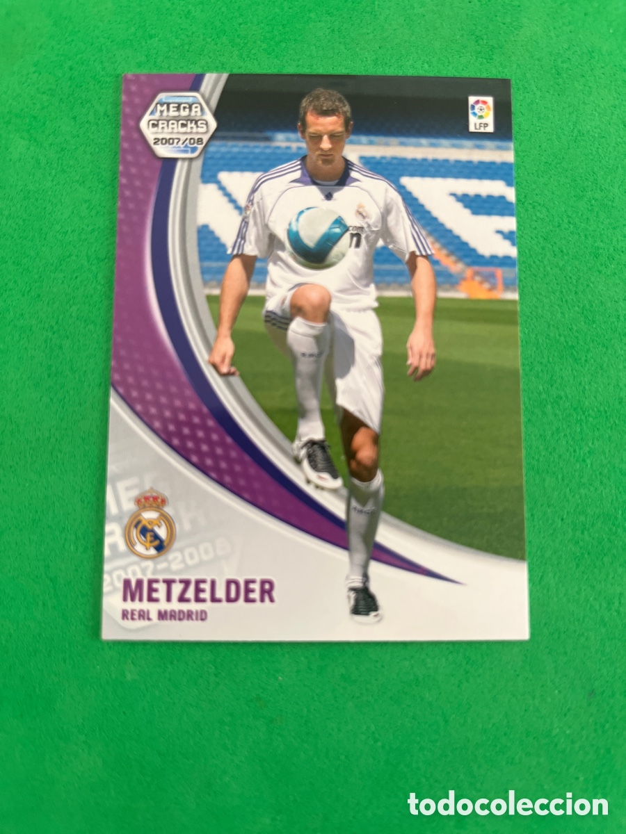 Cromos de f&uacute;tbol: METZELDER 170 REAL MADRID MEGACRACKS PANINI 2007 2008 07 08 CARD UNIFICO ENVIOS CROMO FUTBOL