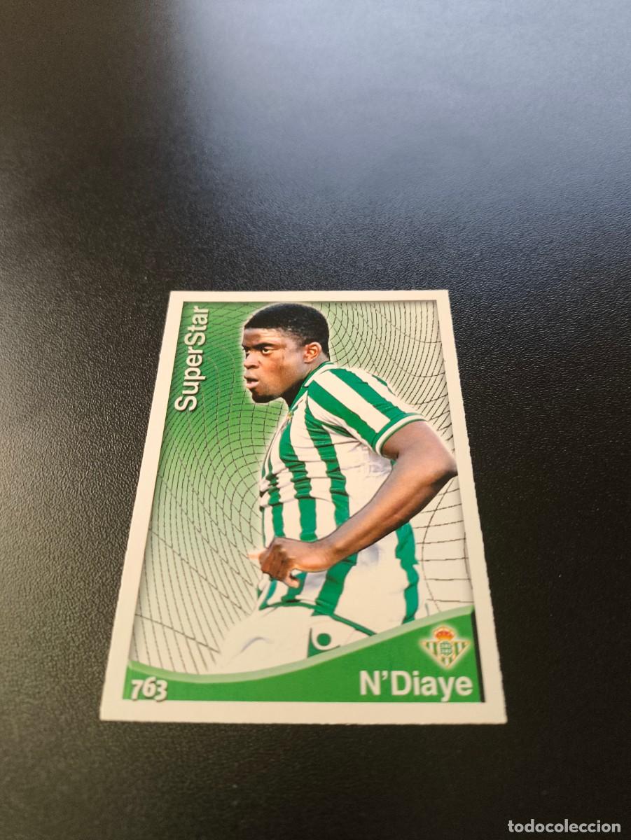 Cromos de F&uacute;tbol: 763 N'DIAYE SUPERSTAR MATE REAL BETIS MUNDICROMO LIGA 2014 2015 PLATINUM NO PANINI ESTE