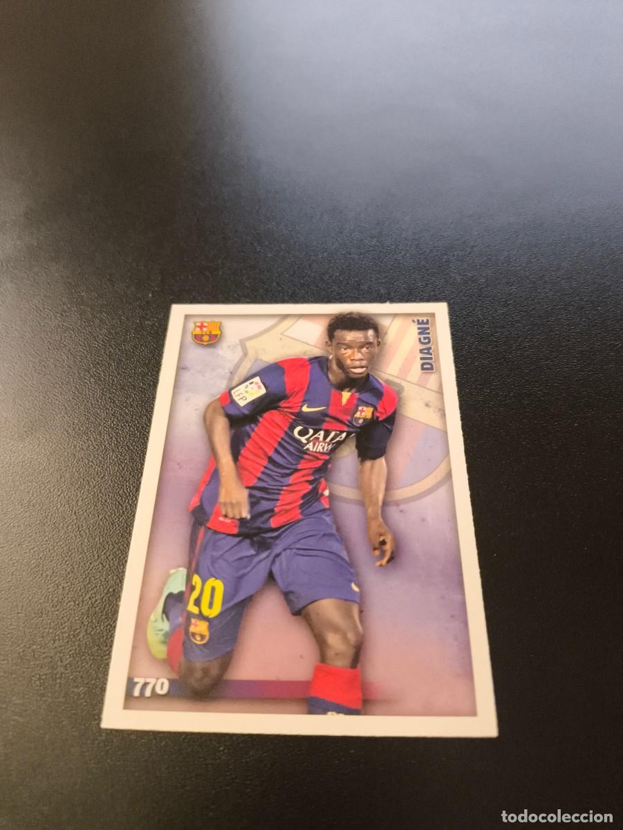 Cromos de F&uacute;tbol: 770 DIAGNE BARCELONA B MUNDICROMO LIGA 2014 2015 PLATINUM NO PANINI ESTE