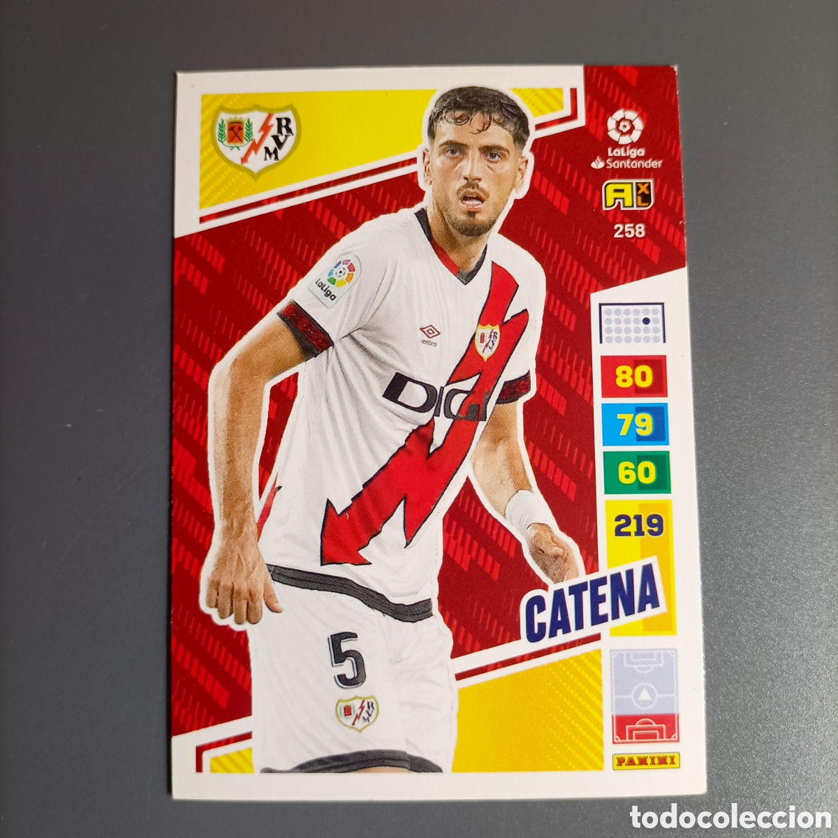 Cromos de F&uacute;tbol: ADRENALYN. LIGA 2022-2023 (RAYO) №258 CATENA