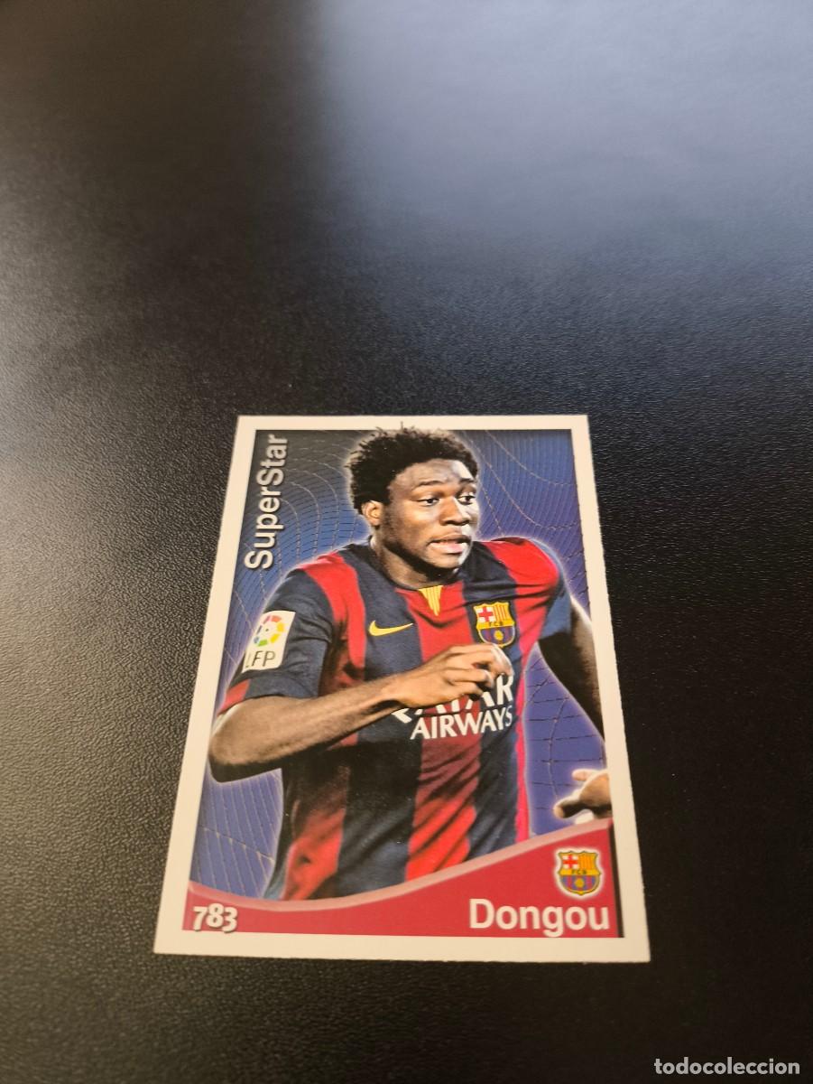 Cromos de F&uacute;tbol: 783 DONGOU SUPERSTAR MATE BARCELONA B MUNDICROMO LIGA 2014 2015 PLATINUM NO PANINI ESTE