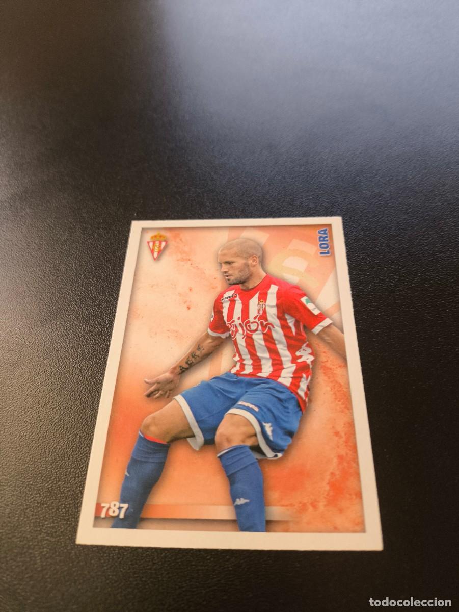 Cromos de F&uacute;tbol: 787 LORA SPORTING DE GIJON MUNDICROMO LIGA 2014 2015 PLATINUM NO PANINI ESTE