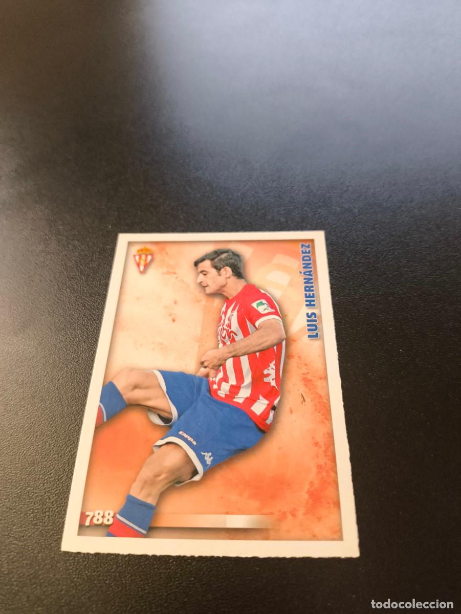 Cromos de F&uacute;tbol: 788 LUIS HERNANDEZ SPORTING DE GIJON MUNDICROMO LIGA 2014 2015 PLATINUM NO PANINI ESTE
