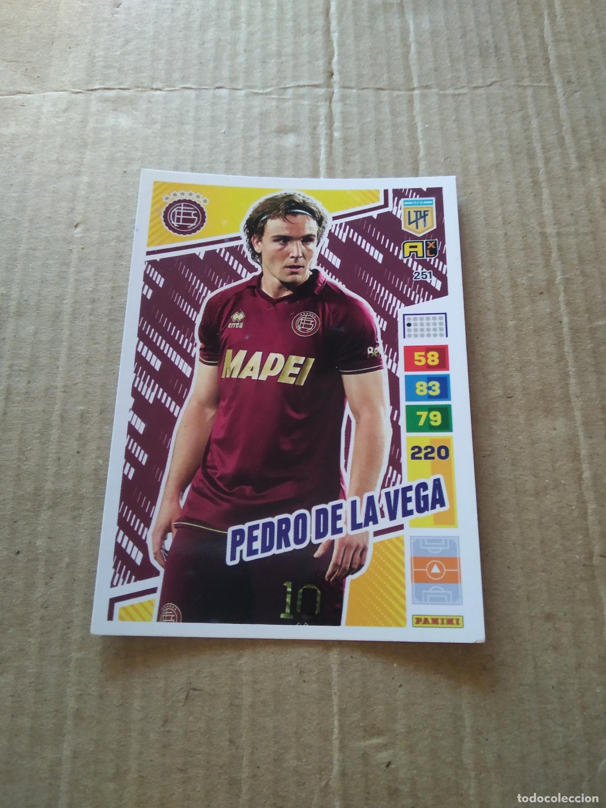 Cromos de F&uacute;tbol: 251 PEDRO DE LA VEGA LANUS CROMO FUTBOL PANINI ARGENTINO 2023 LIGA ARGENTINA ADRENALYN