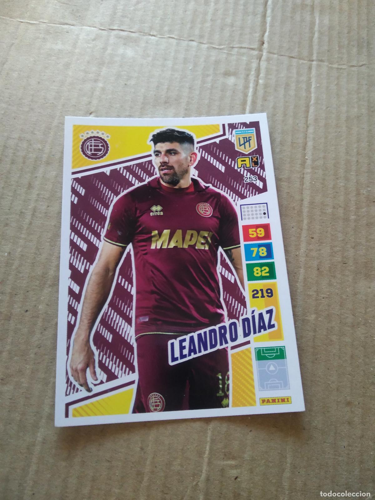Cromos de F&uacute;tbol: 253 LEANDRO DIAZ LANUS CROMO FUTBOL PANINI ARGENTINO 2023 LIGA ARGENTINA ADRENALYN
