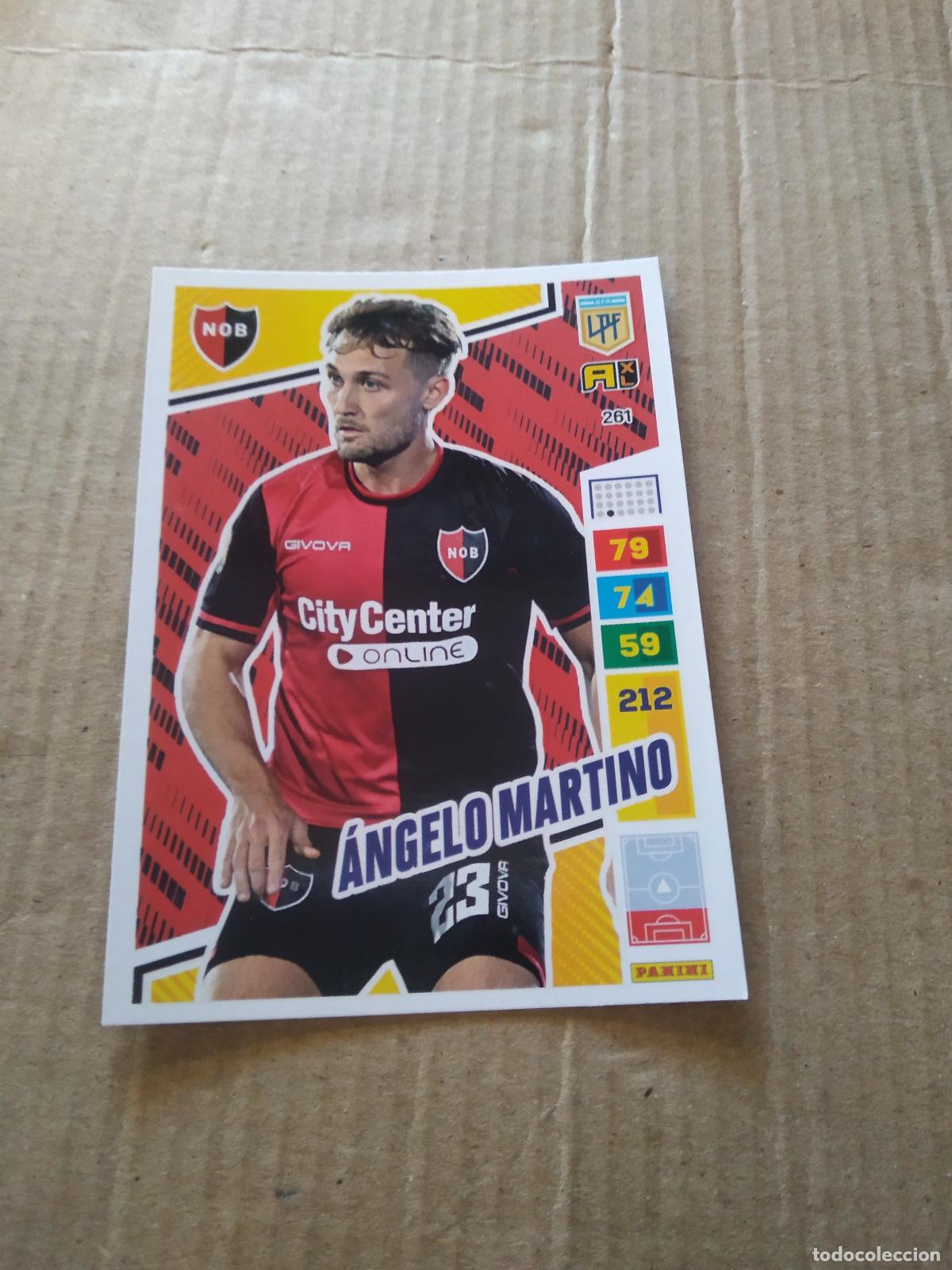 Cromos de F&uacute;tbol: 261 ANGELO MARTINO NEWELL'S CROMO FUTBOL PANINI ARGENTINO 2023 LIGA ARGENTINA ADRENALYN
