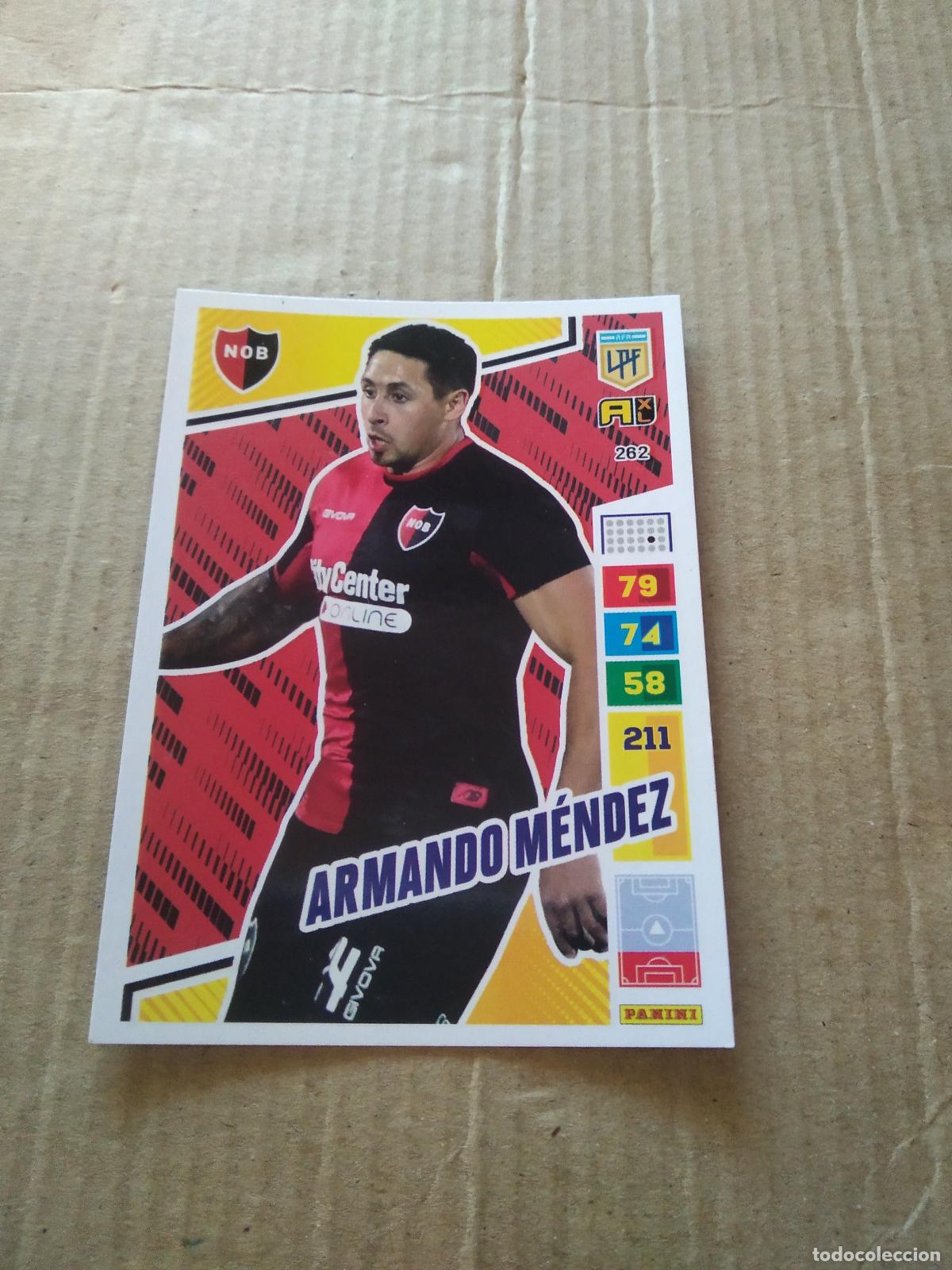 Cromos de F&uacute;tbol: 262 ARMANDO MENDEZ NEWELL'S CROMO FUTBOL PANINI ARGENTINO 2023 LIGA ARGENTINA ADRENALYN