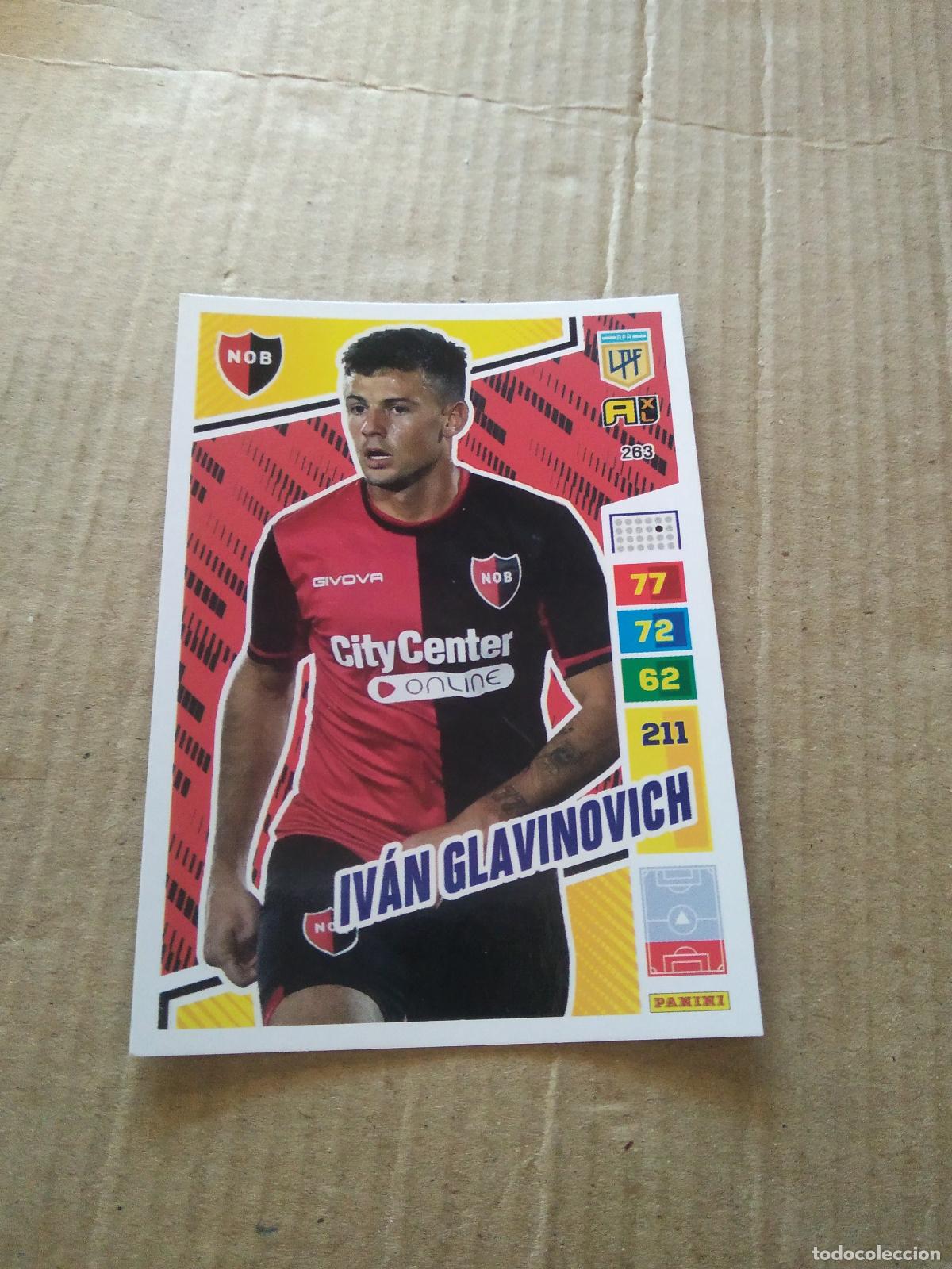 Cromos de F&uacute;tbol: 263 IVAN GLAVINOVICH NEWELL'S CROMO FUTBOL PANINI ARGENTINO 2023 LIGA ARGENTINA ADRENALYN