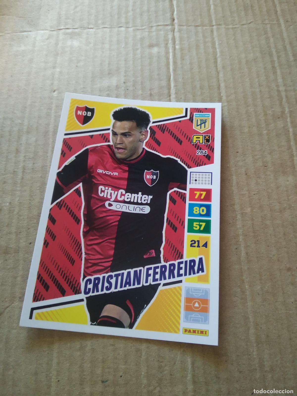 Cromos de F&uacute;tbol: 264 CRISTIAN FERREIRA NEWELL'S CROMO FUTBOL PANINI ARGENTINO 2023 LIGA ARGENTINA ADRENALYN