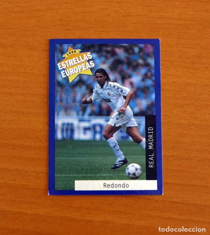 Cromos de F&uacute;tbol: Real Madrid - N&ordm; 3 Fernando Redondo - Estrellas Europea Panini A&ntilde;o 1996