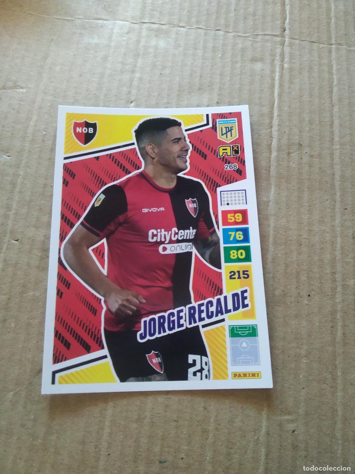 Cromos de F&uacute;tbol: 268 JORGE RECALDE NEWELL'S CROMO FUTBOL PANINI ARGENTINO 2023 LIGA ARGENTINA ADRENALYN