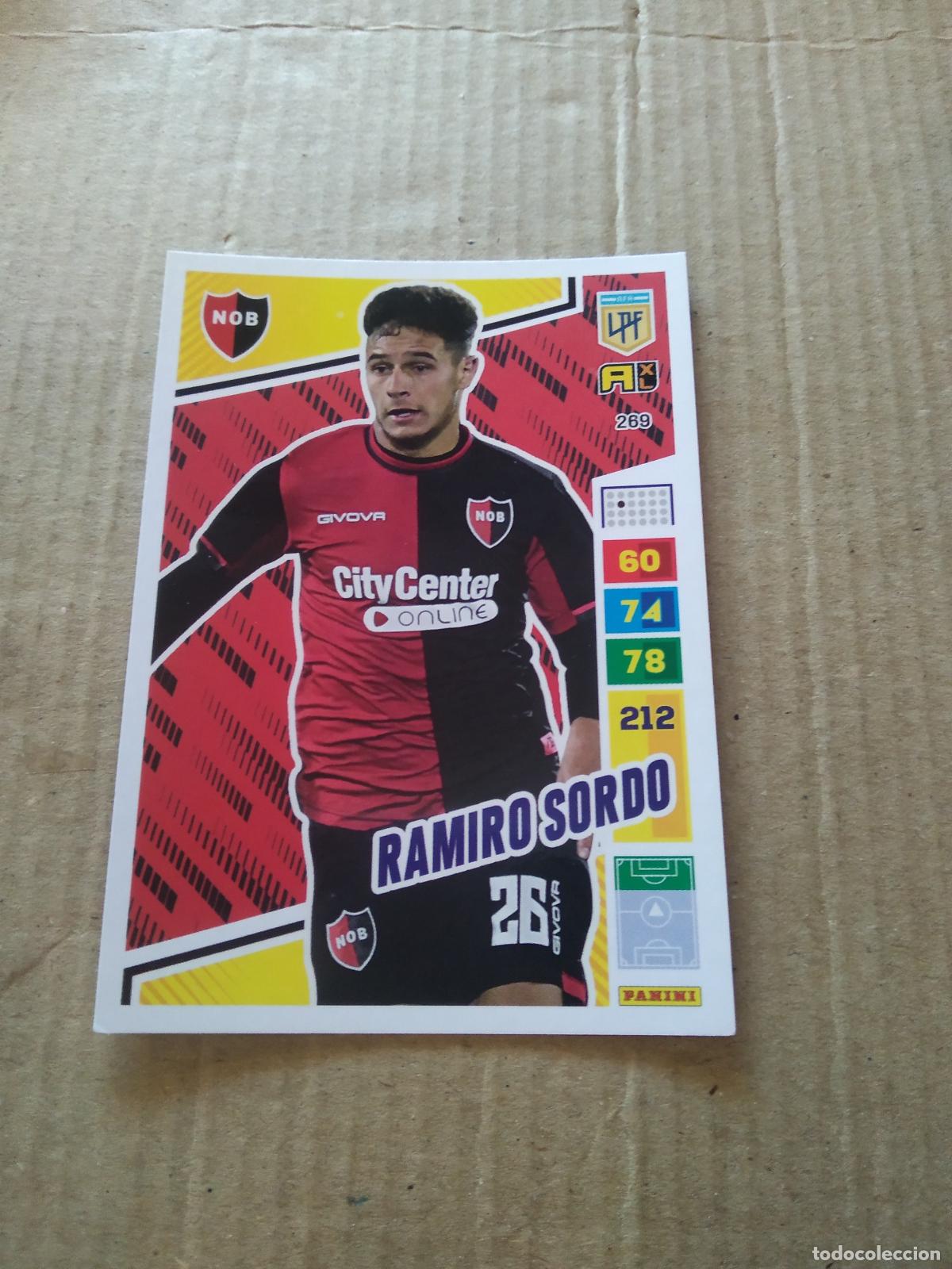 Cromos de F&uacute;tbol: 269 RAMIRO SORDO NEWELL'S CROMO FUTBOL PANINI ARGENTINO 2023 LIGA ARGENTINA ADRENALYN