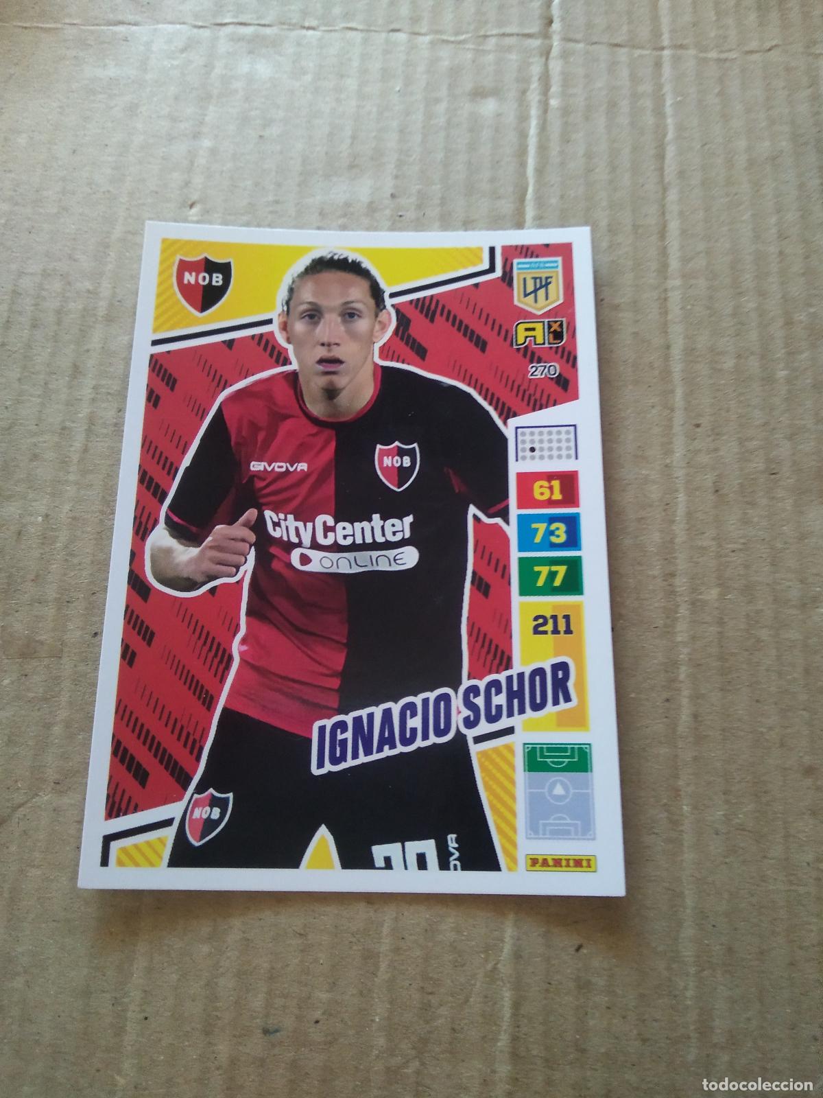 Cromos de F&uacute;tbol: 270 IGNACIO SCHOR NEWELL'S CROMO FUTBOL PANINI ARGENTINO 2023 LIGA ARGENTINA ADRENALYN