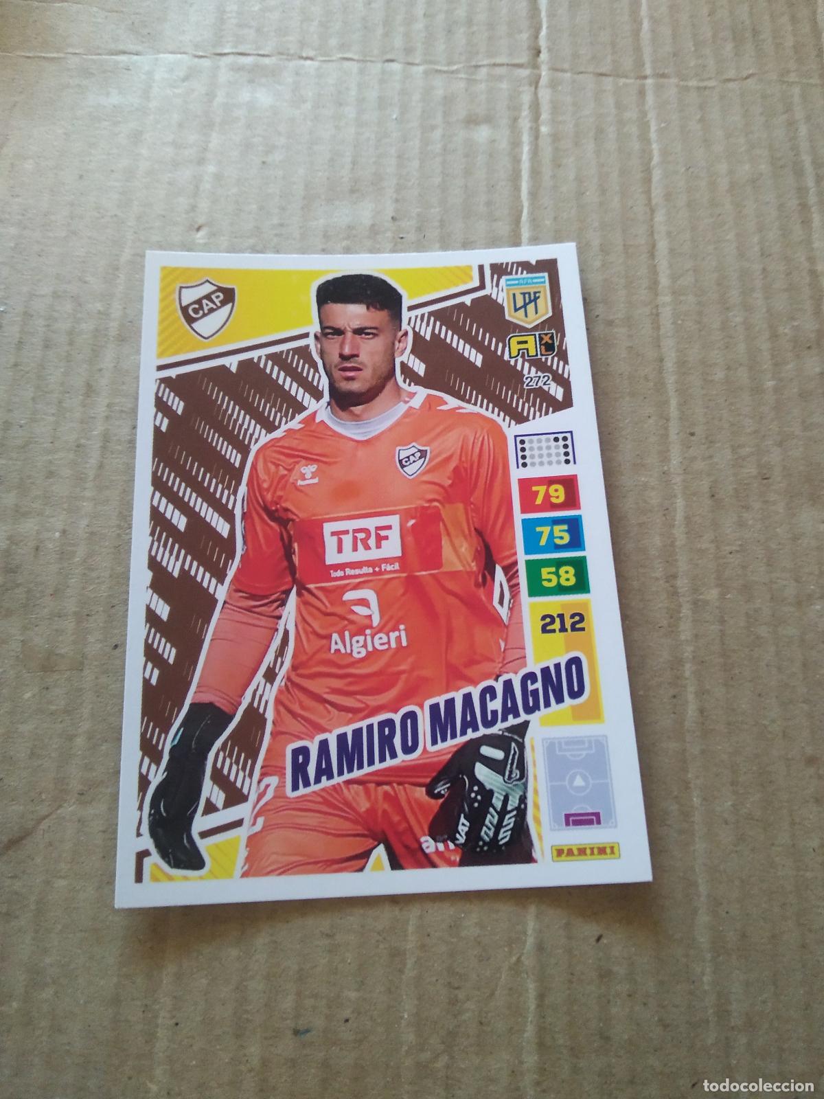 Cromos de F&uacute;tbol: 271 RAMIRO MACAGNO PLATENSE CROMO FUTBOL PANINI ARGENTINO 2023 LIGA ARGENTINA ADRENALYN
