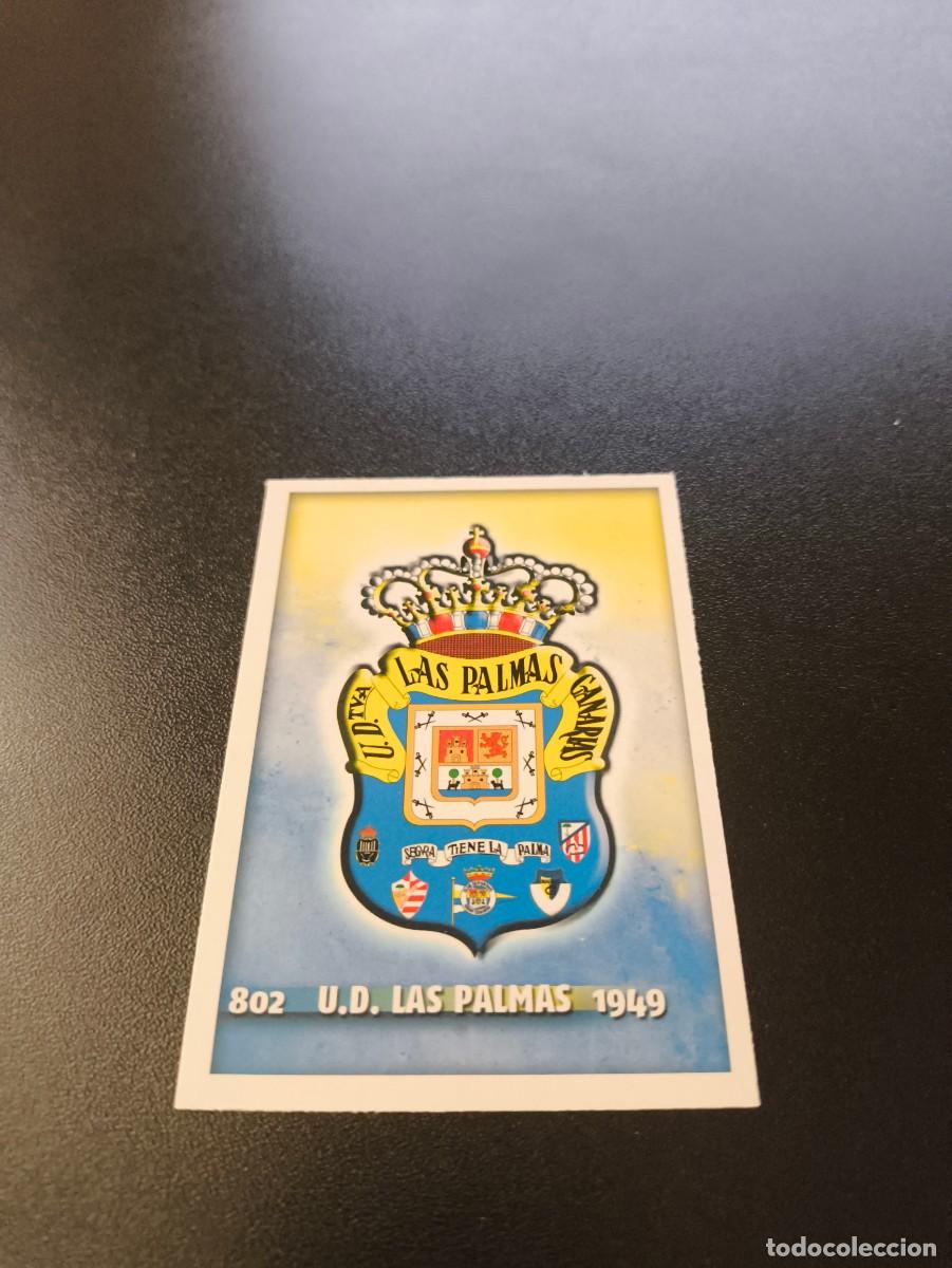 Cromos de F&uacute;tbol: 802 ESCUDO LAS PALMAS MUNDICROMO LIGA 2014 2015 PLATINUM NO PANINI ESTE