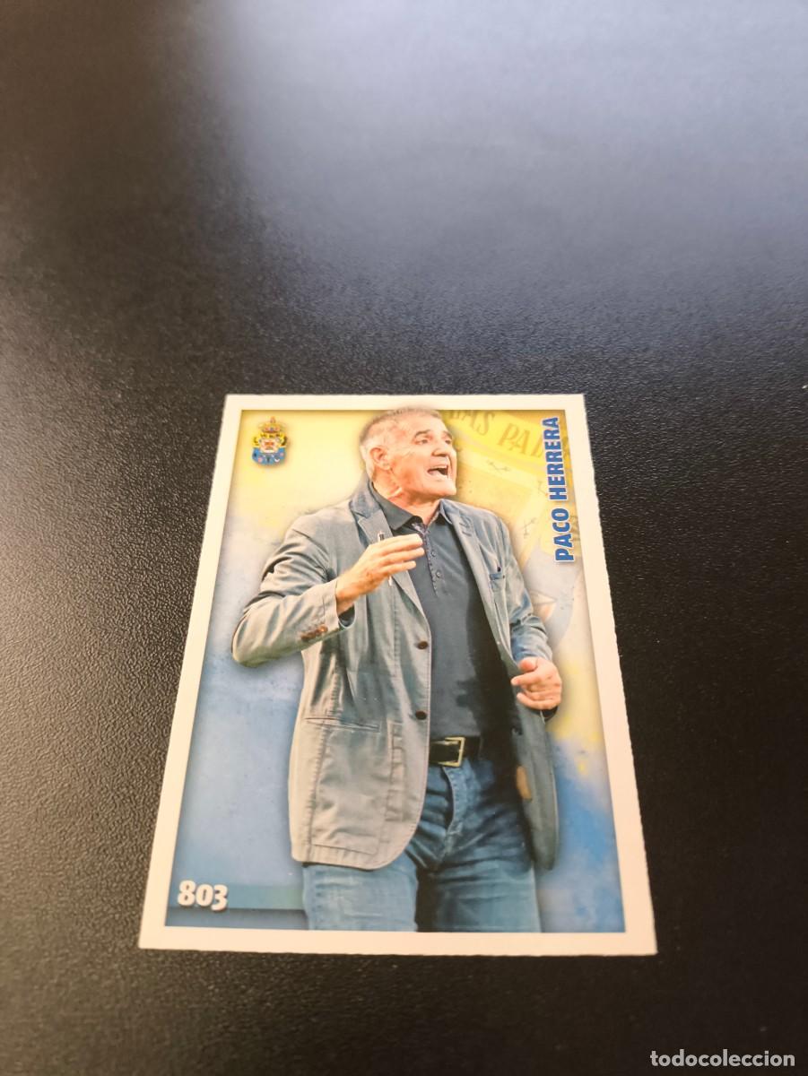 Cromos de F&uacute;tbol: 803 PACO HERRERA LAS PALMAS MUNDICROMO LIGA 2014 2015 PLATINUM NO PANINI ESTE
