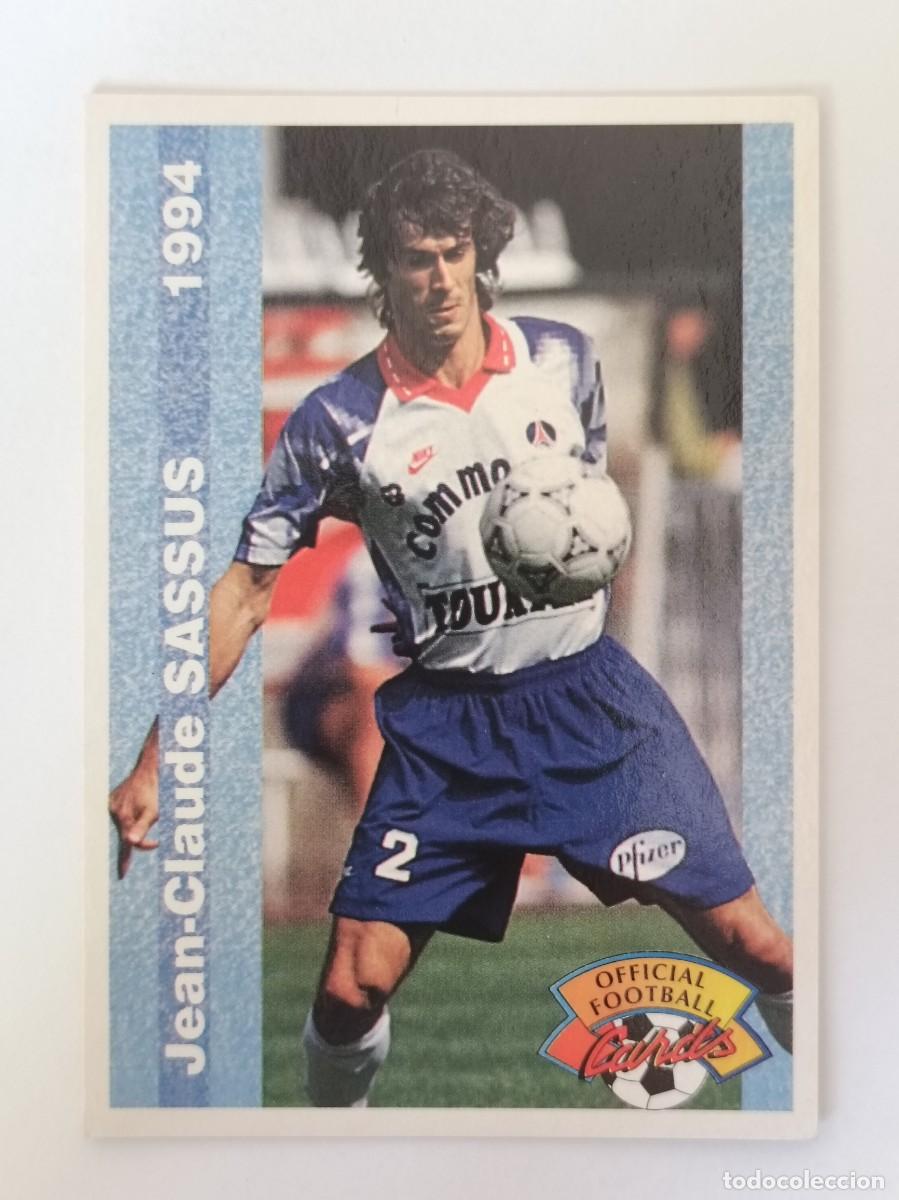 Football Stickers: #104 JEAN-CLAUDE SASSUS (PARIS SAINT-GERMAIN) FOOTBALL CARD 1993/1994 PANINI