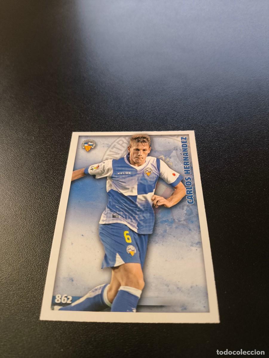 Cromos de F&uacute;tbol: 862 CARLOS HERNANDEZ SABADELL MUNDICROMO LIGA 2014 2015 PLATINUM NO PANINI ESTE