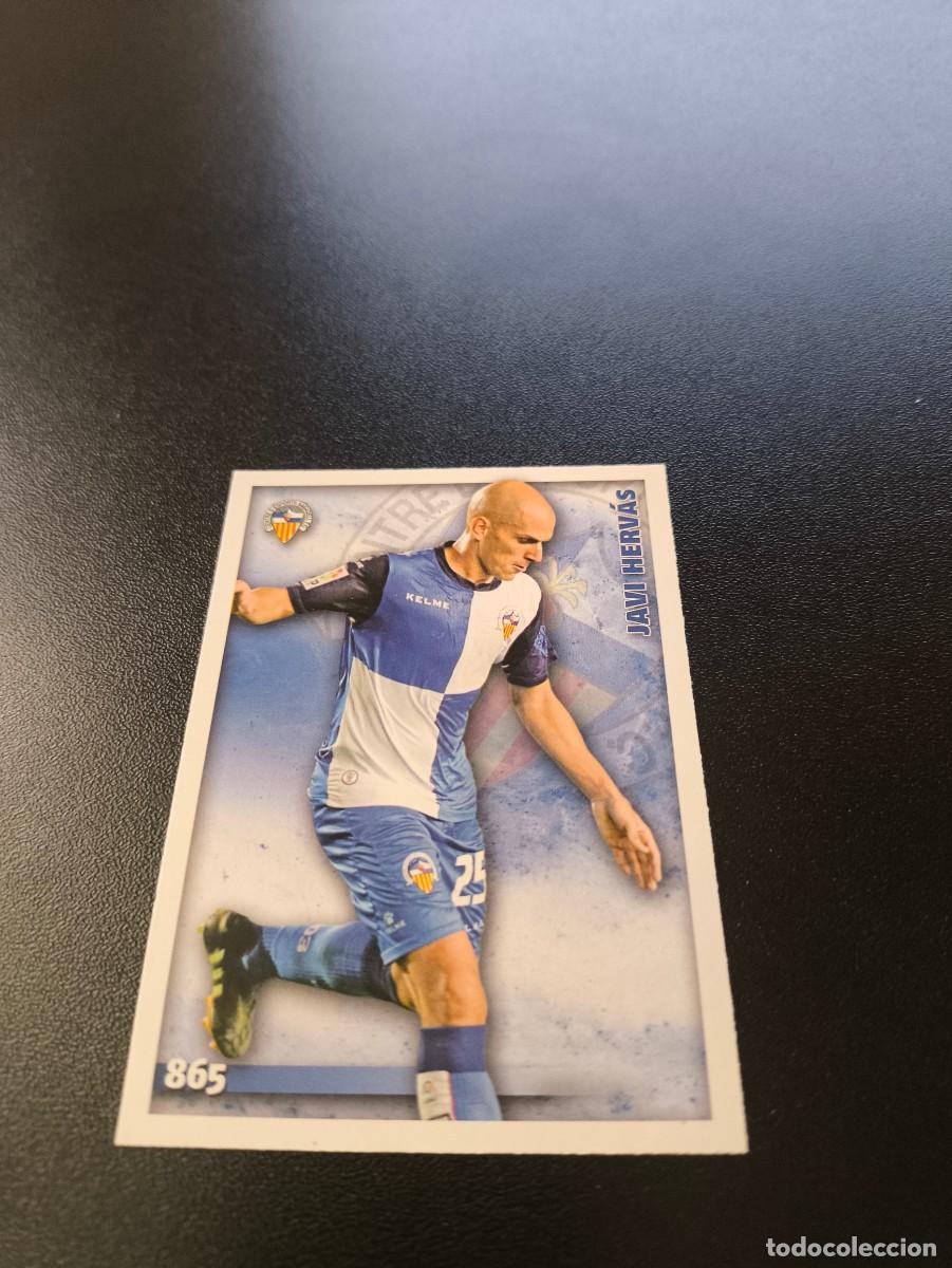 Cromos de F&uacute;tbol: 865 JAVI HERVAS SABADELL MUNDICROMO LIGA 2014 2015 PLATINUM NO PANINI ESTE