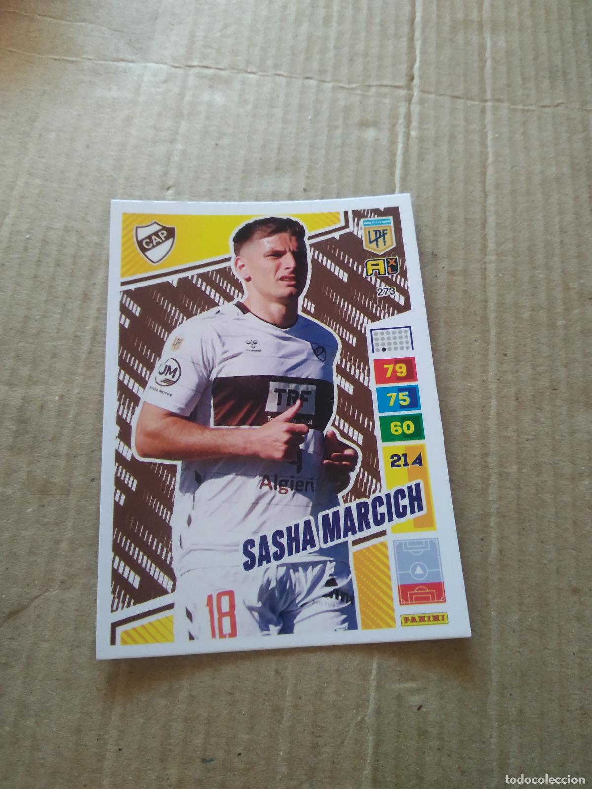 Cromos de F&uacute;tbol: 273 SASHA MARCICH PLATENSE CROMO FUTBOL PANINI ARGENTINO 2023 LIGA ARGENTINA ADRENALYN