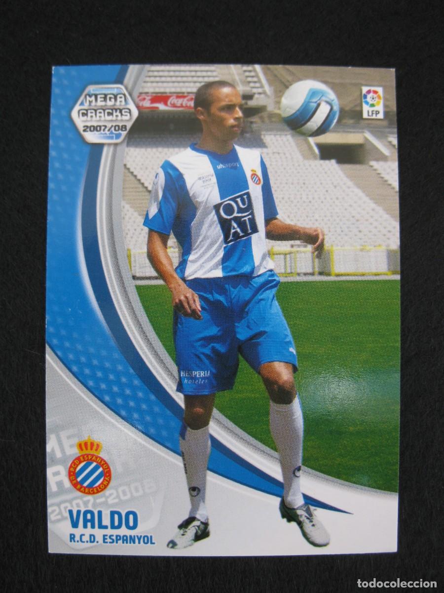 Football Stickers: VALDO (R.C.D. ESPANYOL) - N&ordm; 443 - NUEVO FICHAJE - MEGACRACKS 2007-2008 - PANINI - 07-08.